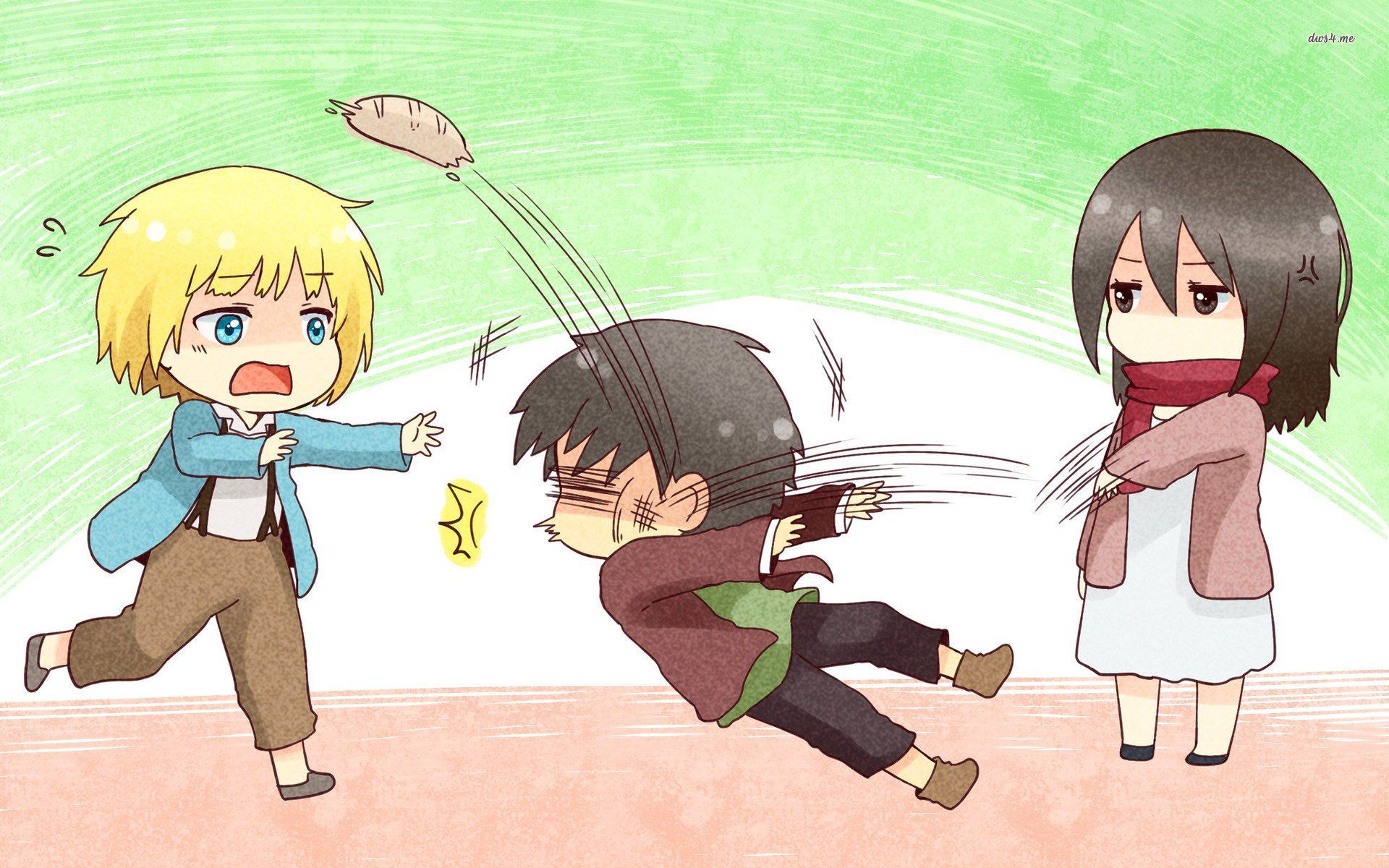 attack on titan chibiWallpapers