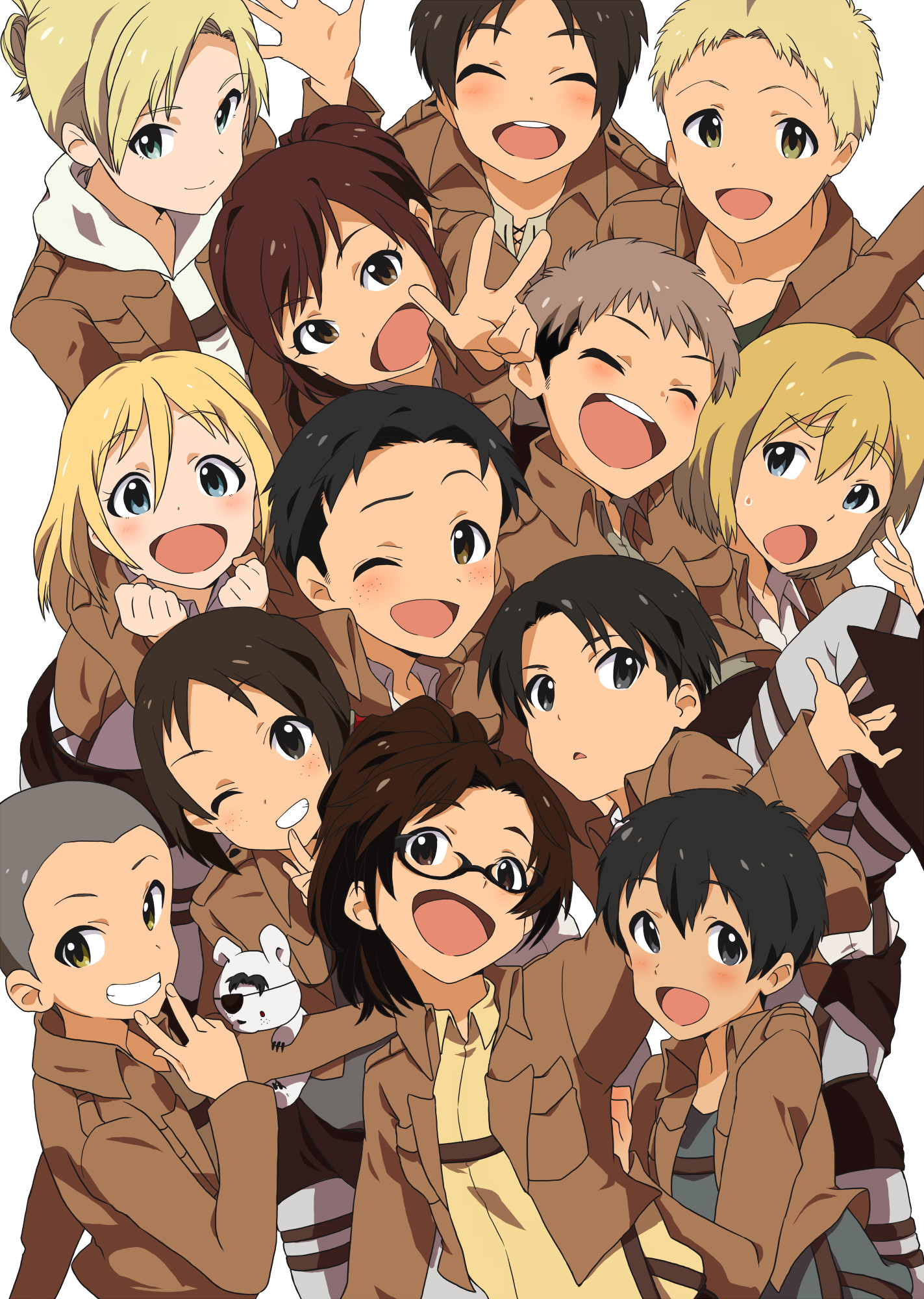 attack on titan chibiWallpapers