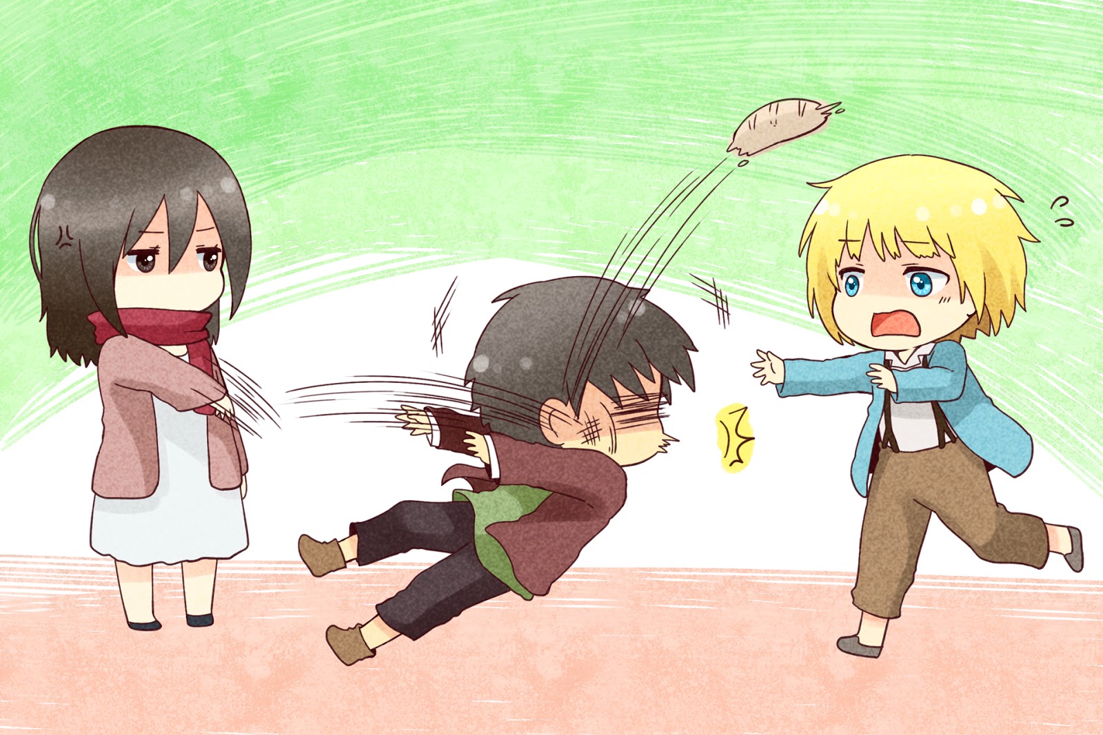 attack on titan chibiWallpapers