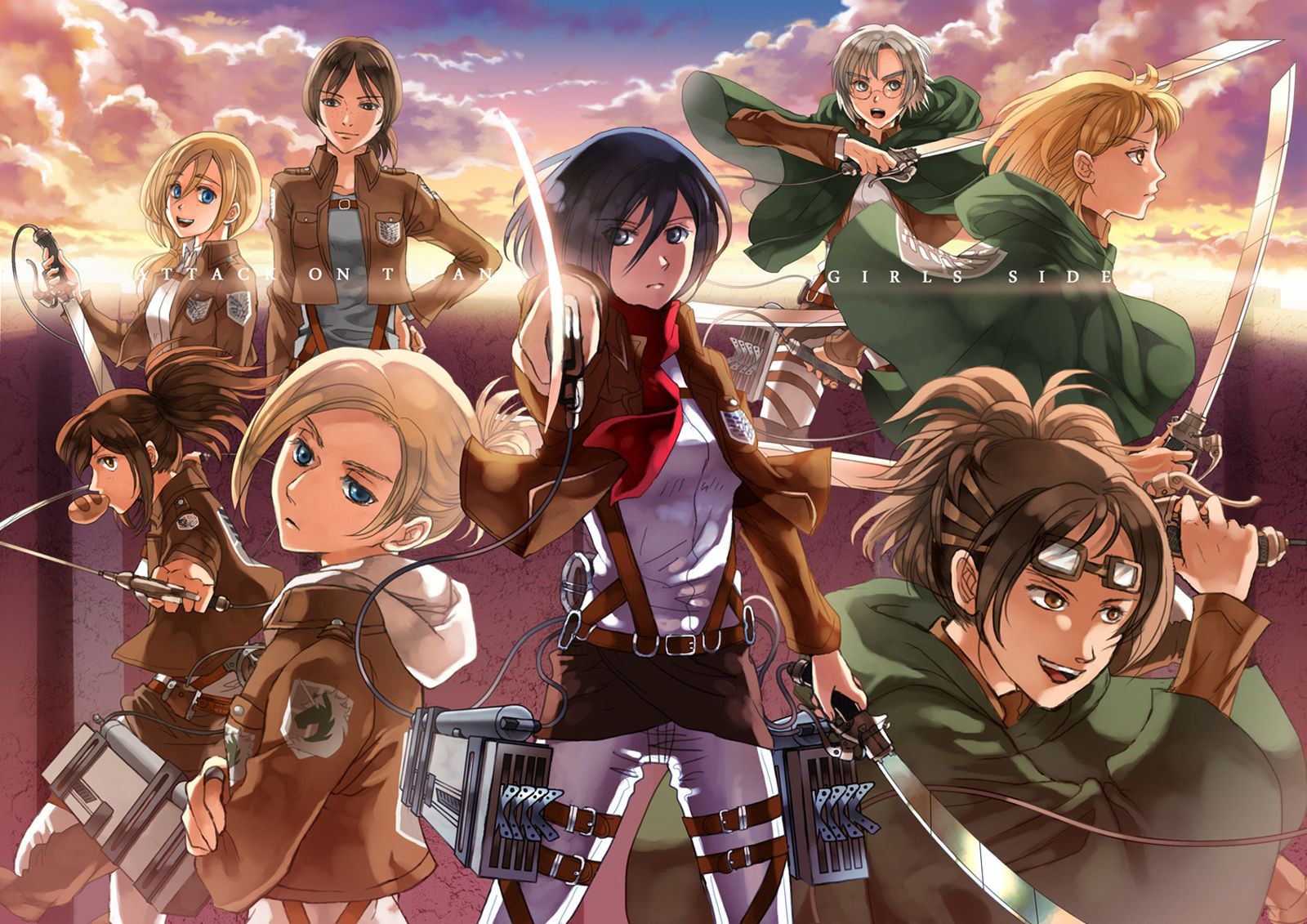 attack on titan chibiWallpapers