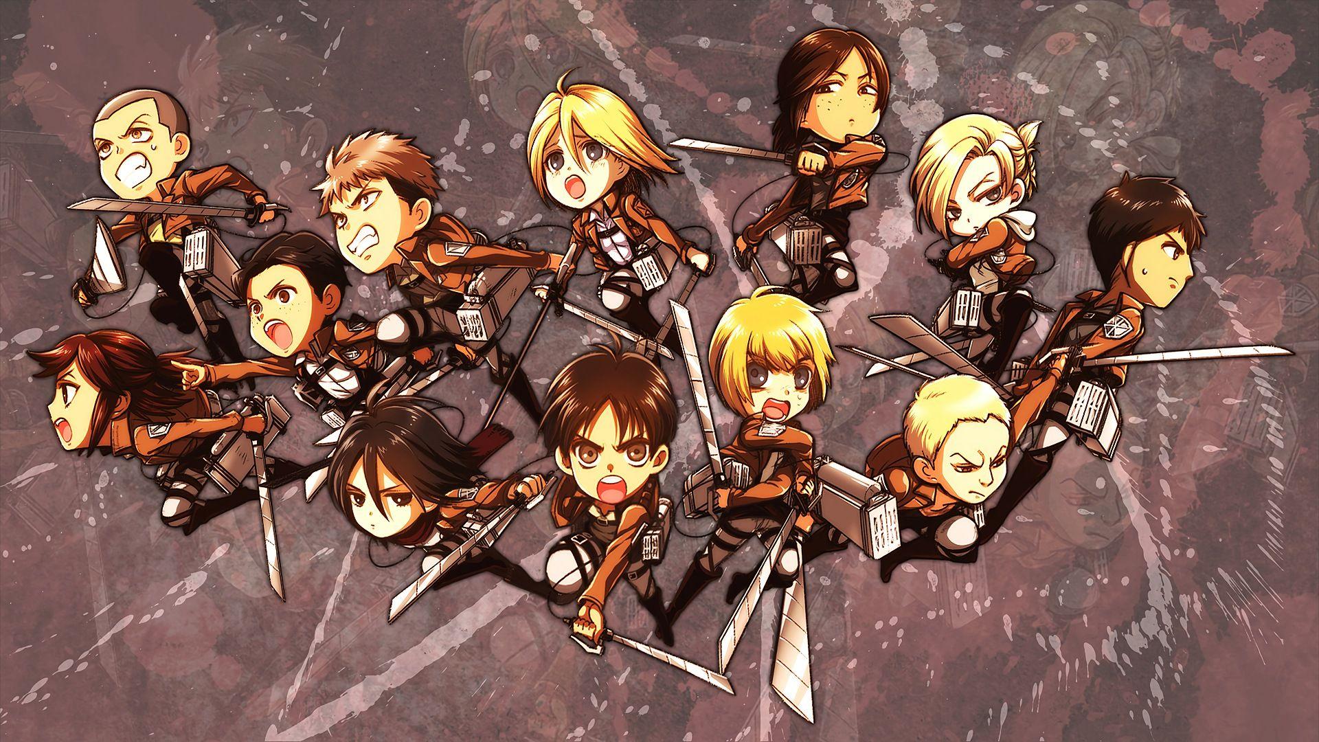 attack on titan junior highWallpapers