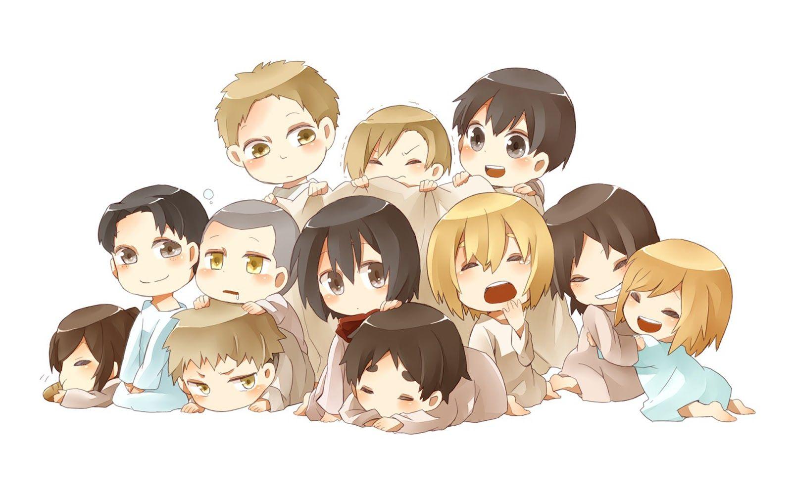 attack on titan junior highWallpapers