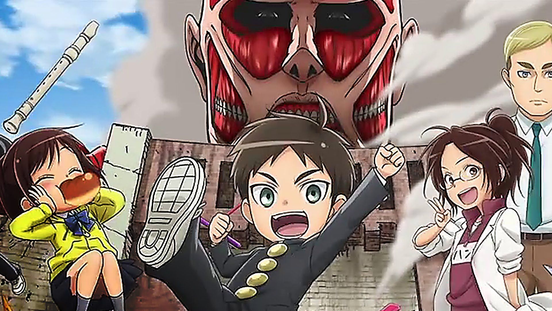 attack on titan junior highWallpapers