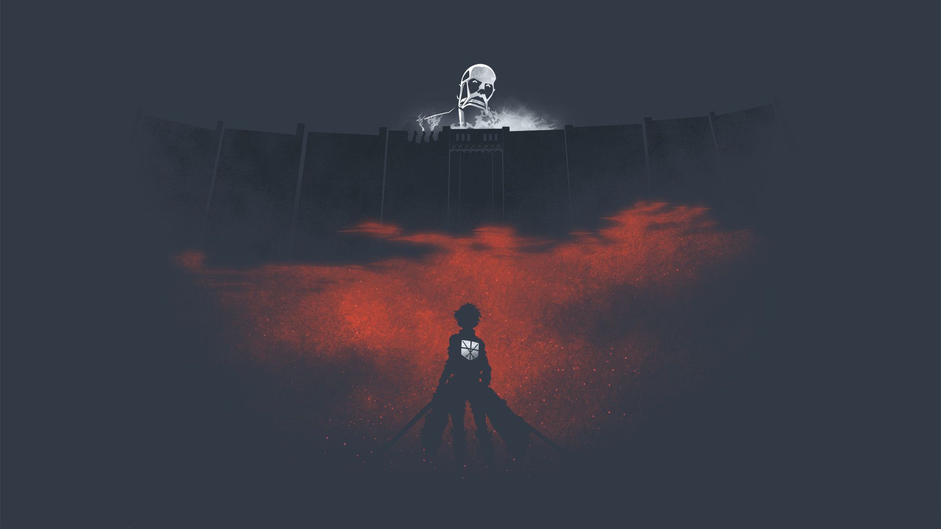 attack on titan logo Wallpapers