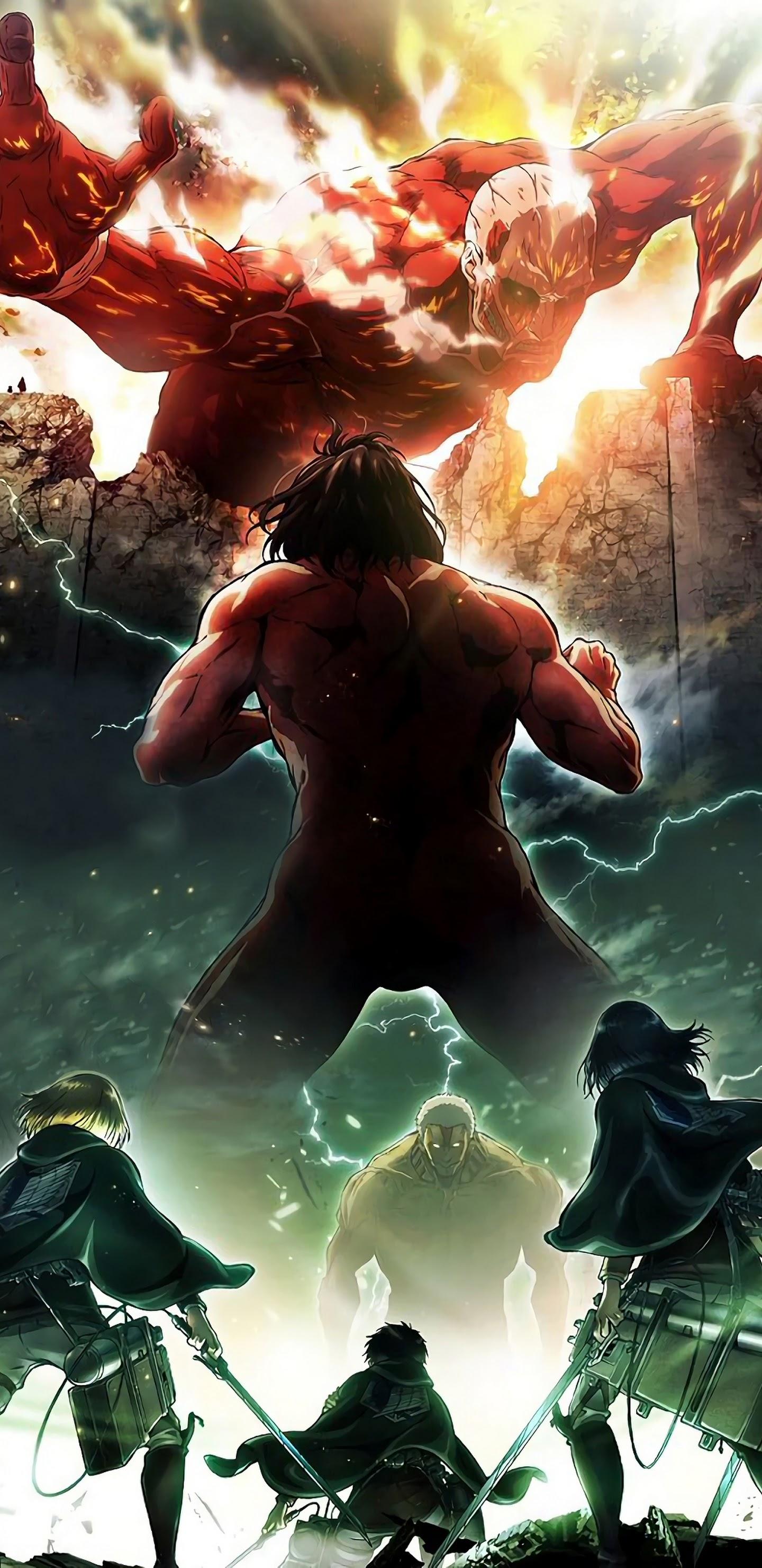 attack on titan mobile 4kWallpapers