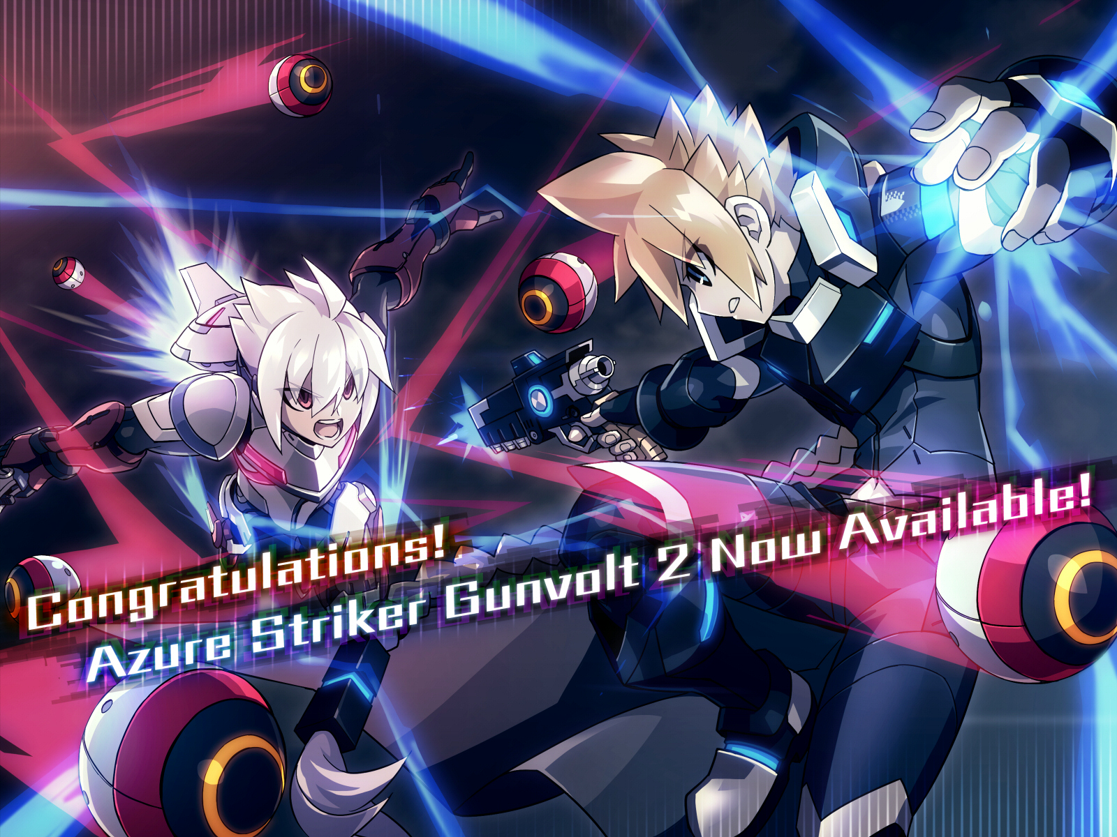 Azure Striker Gunvolt 2 Wallpapers