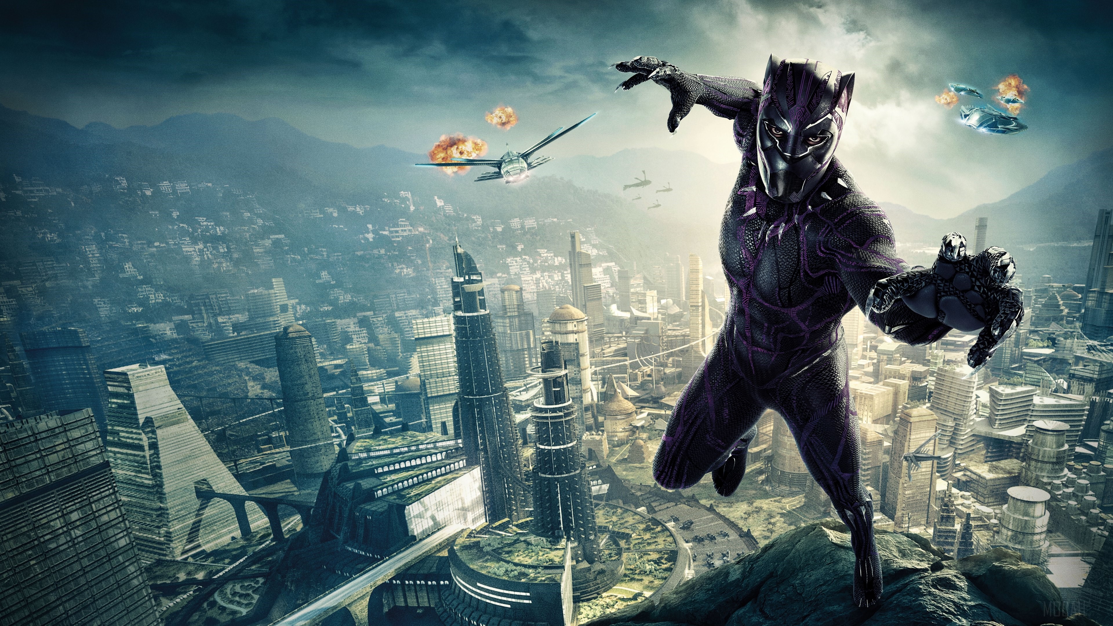 Black Panther Marvel's Avengers War for Wakanda Wallpapers