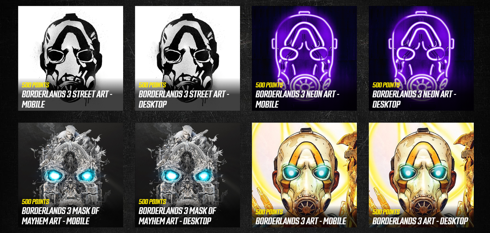 Borderlands 3 Gold Mask Wallpapers