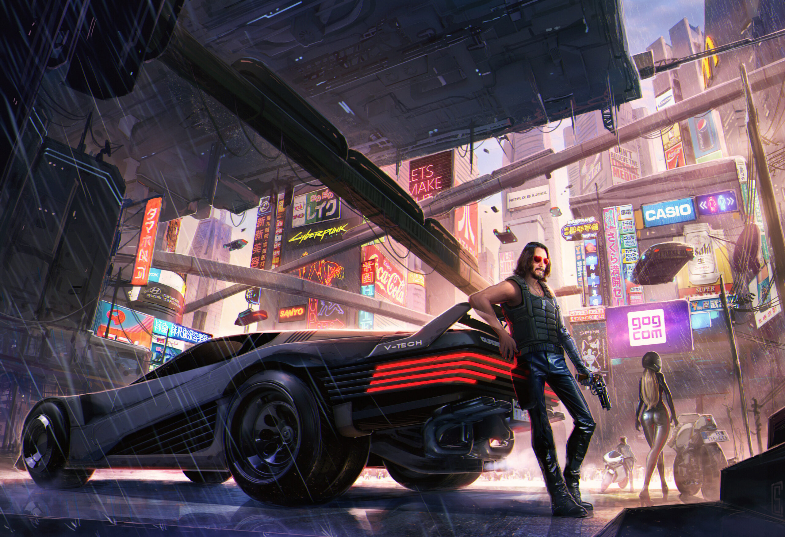 City To Burn Cyberpunk Wallpapers