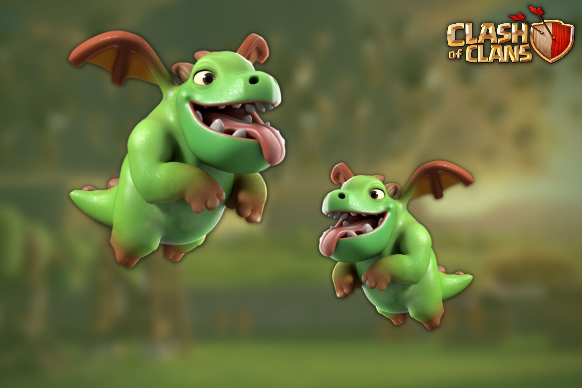 clash of clans dragon Wallpapers