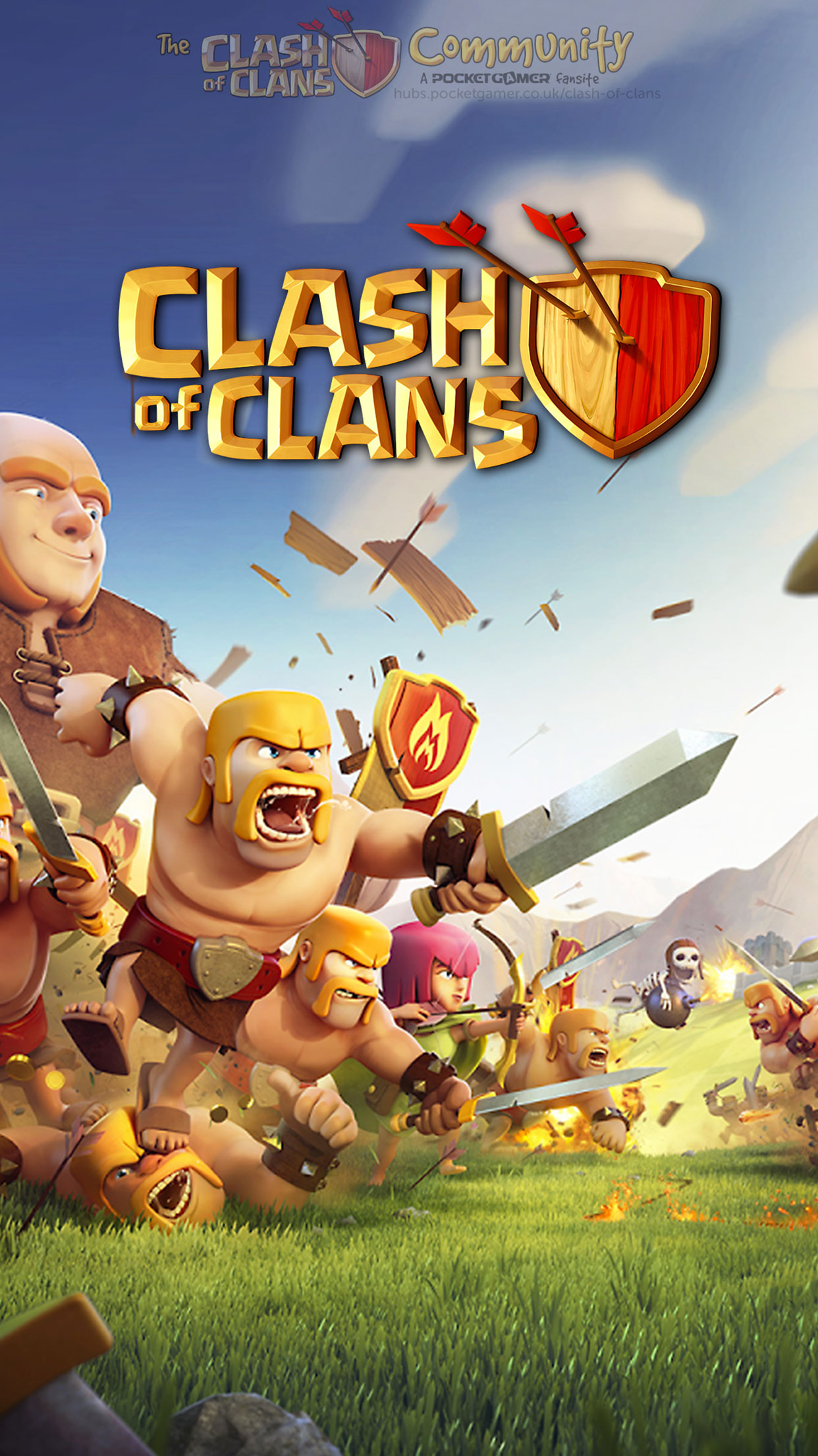 clash of clans hd iphoneWallpapers