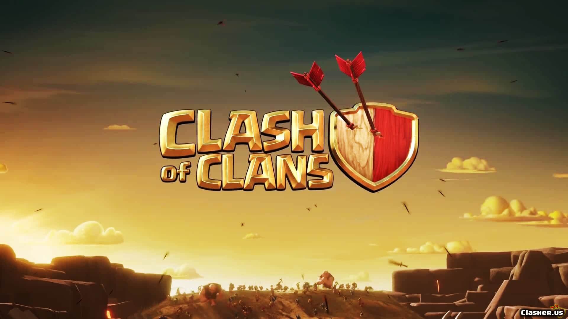 clash of clans logo Wallpapers