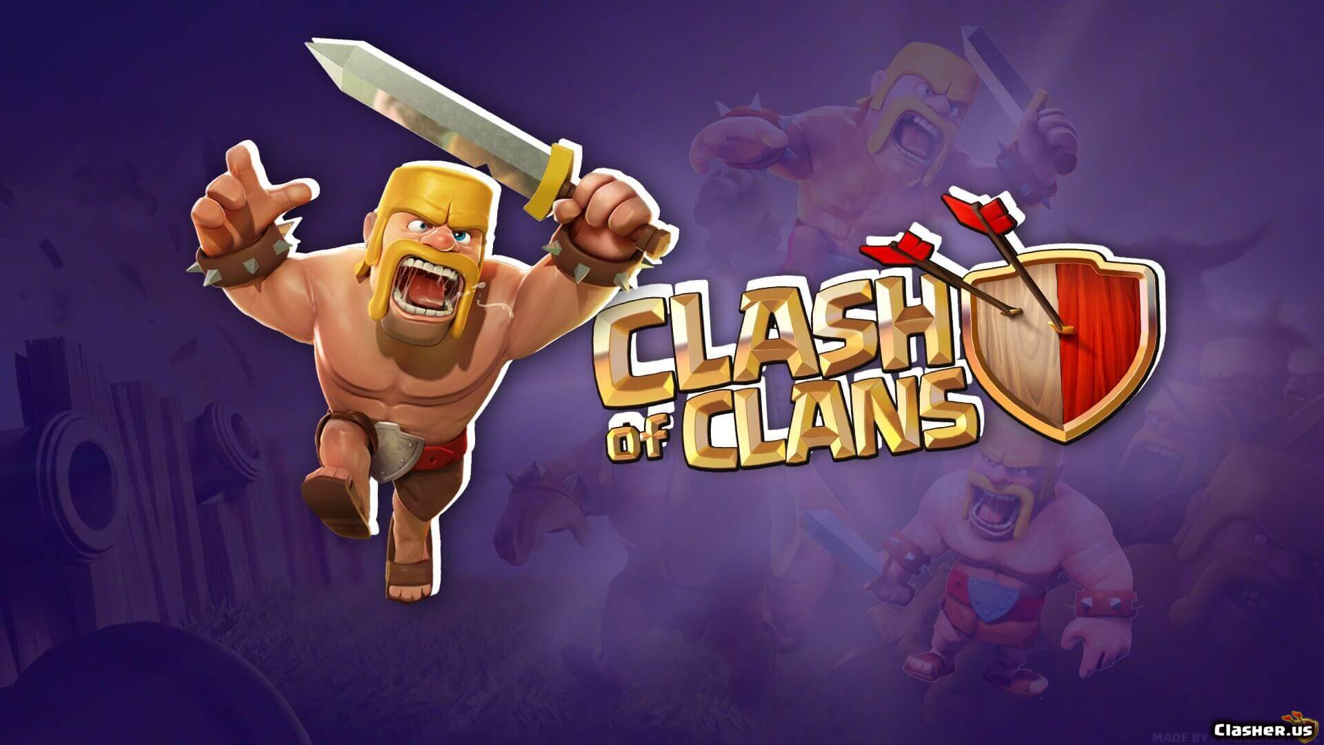 clash of clans logo Wallpapers