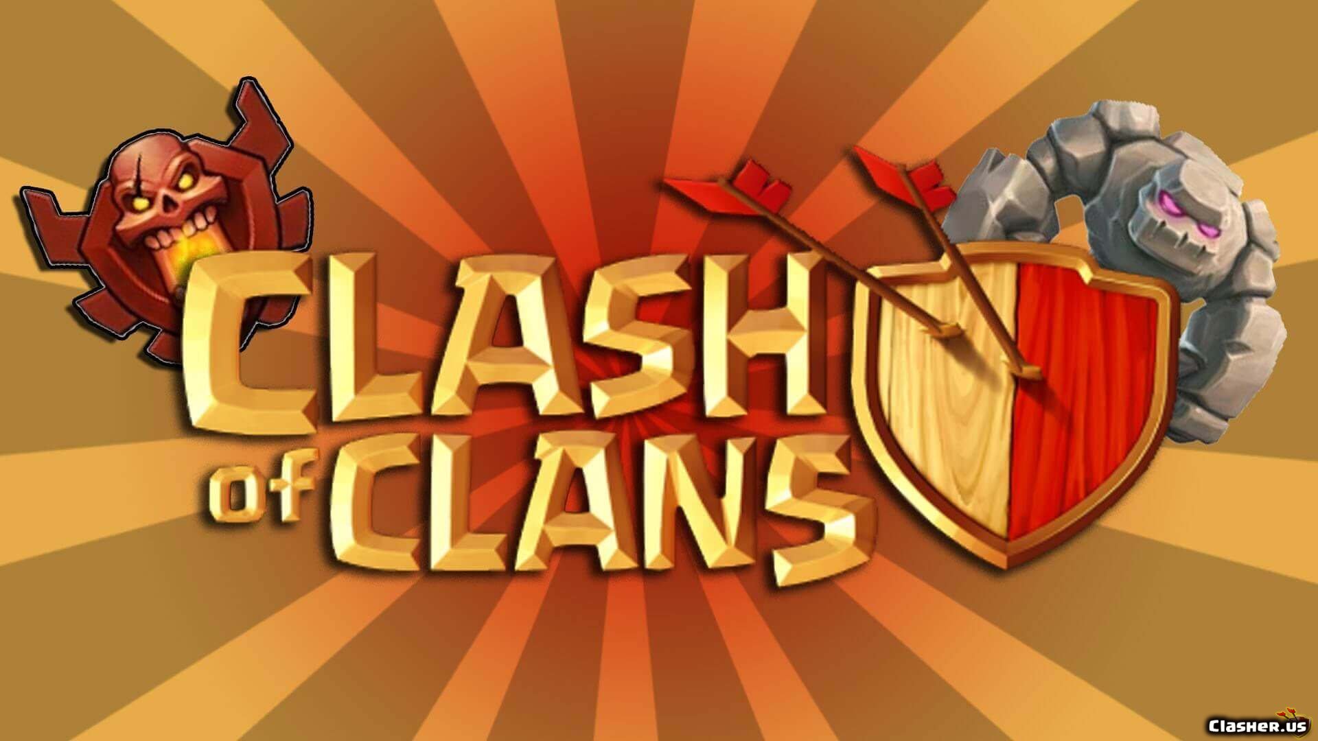 clash of clans logo Wallpapers