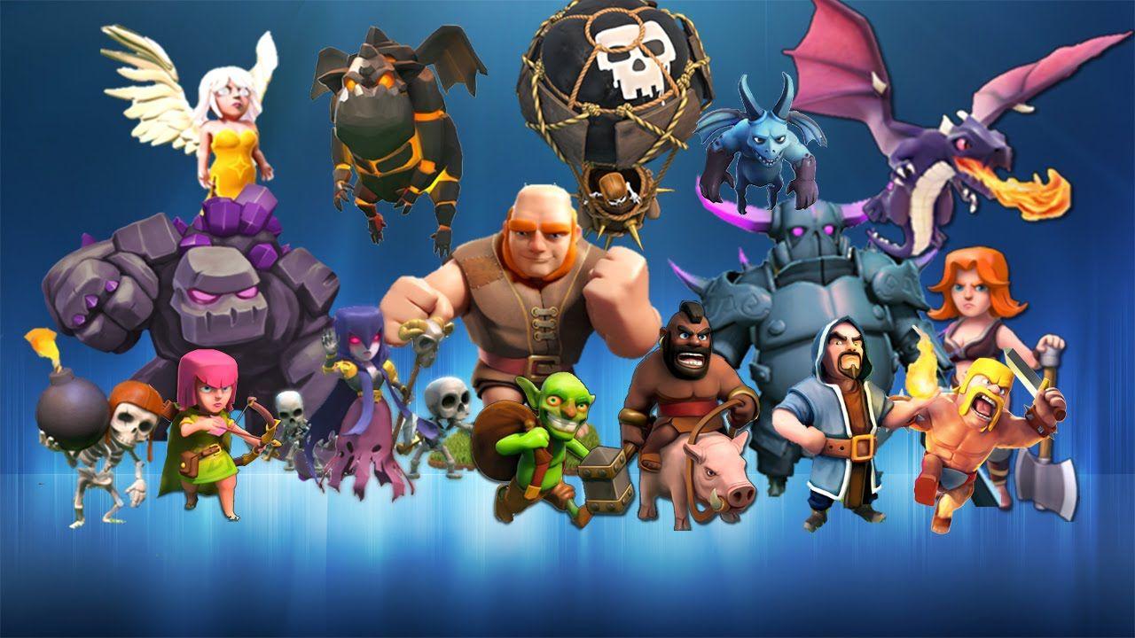 clash of clans troopsWallpapers