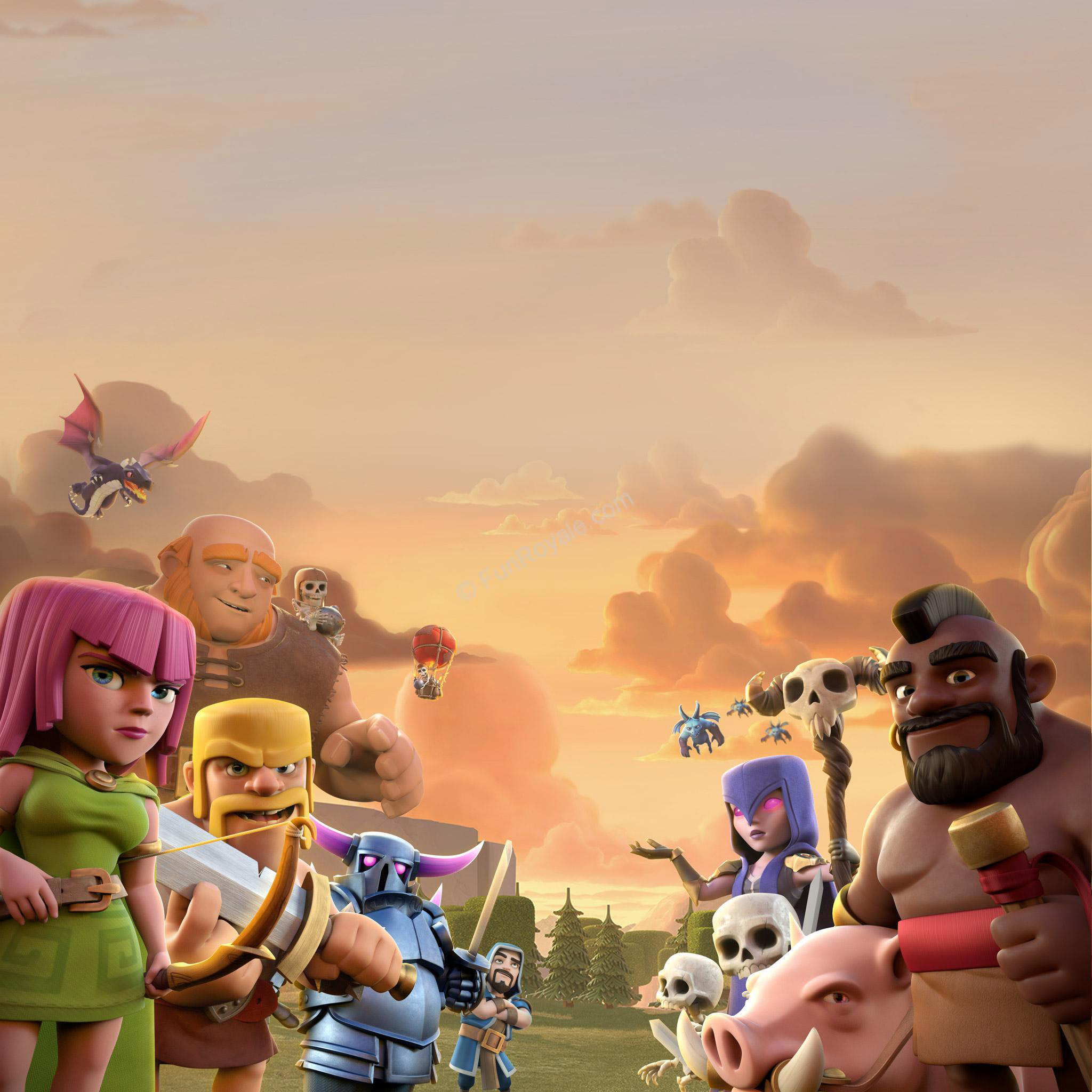 clash of clans troopsWallpapers