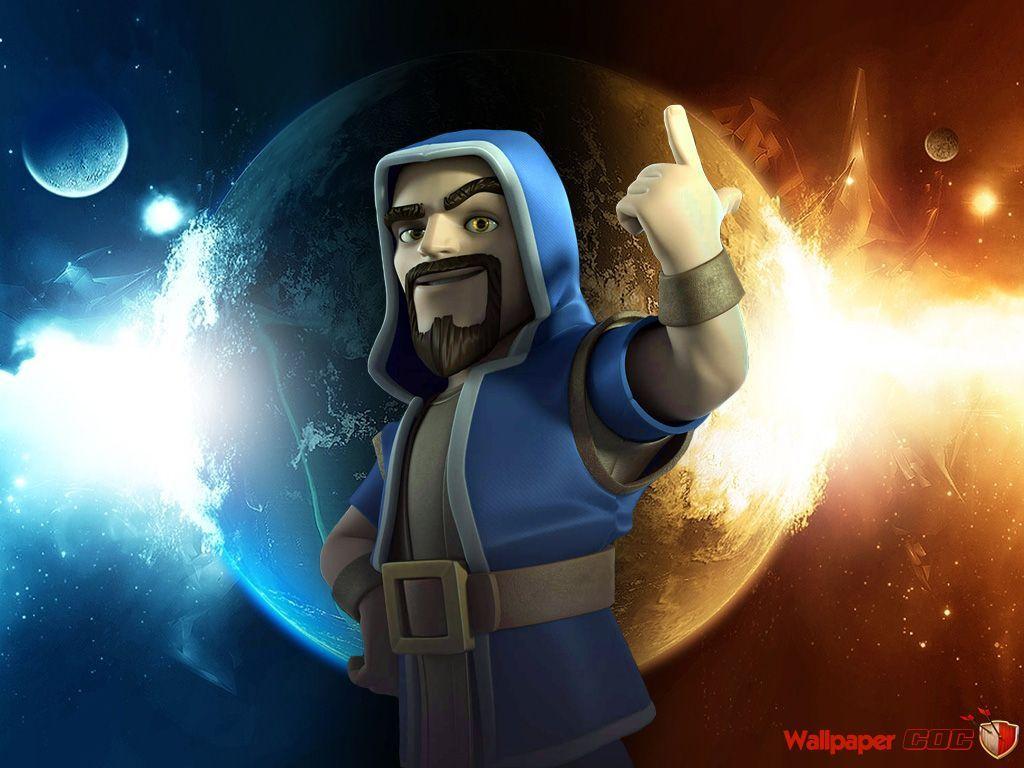 clash of clans wizard Wallpapers