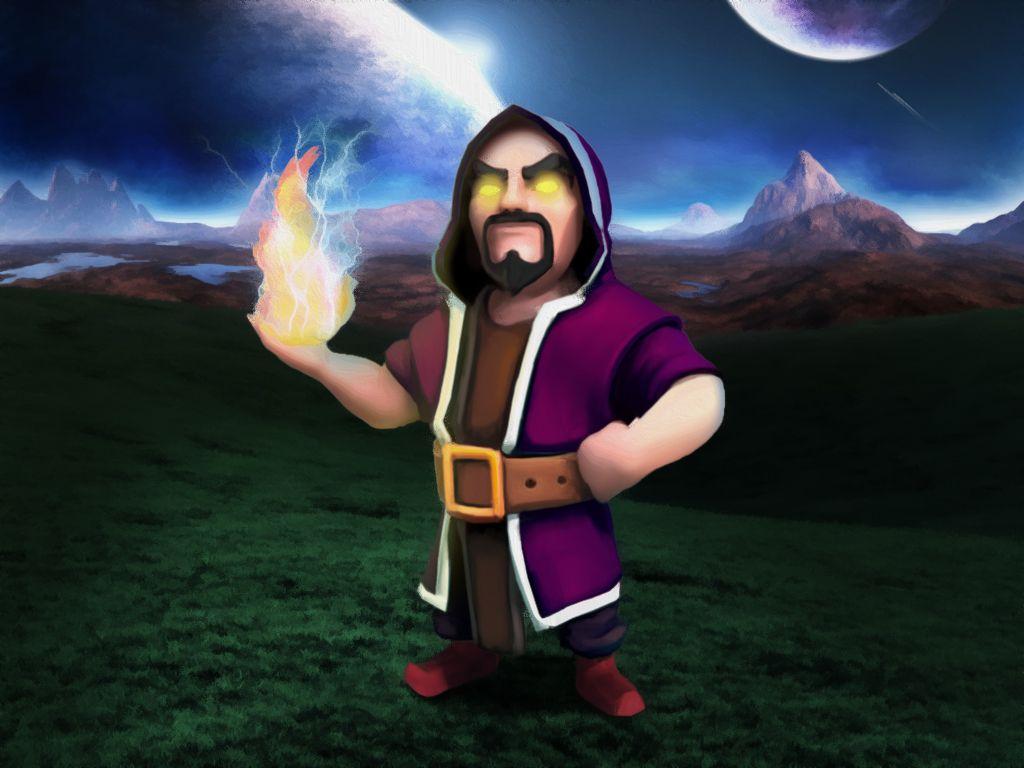 clash of clans wizard Wallpapers