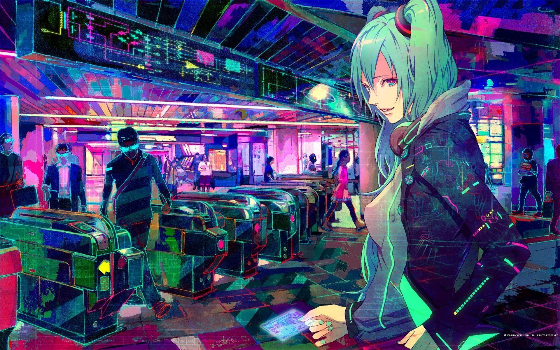 Cyberpunk 2077 Anime Illustration Wallpapers