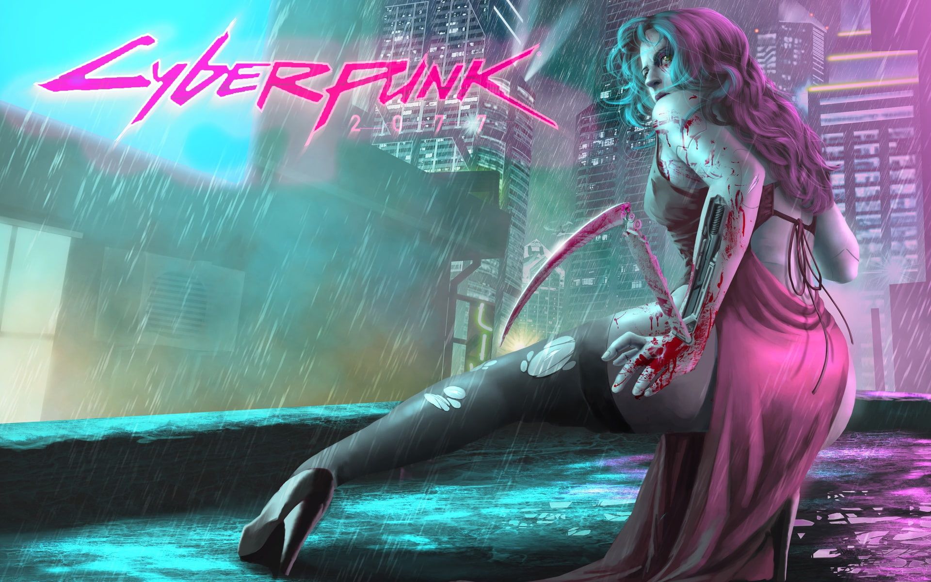 Cyberpunk 2077 Cyborg Girl Wallpapers