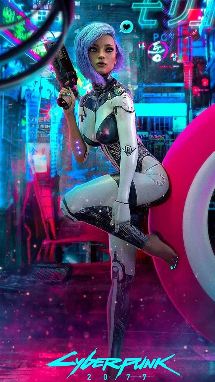 Cyberpunk 2077 Cyborg Girl Wallpapers