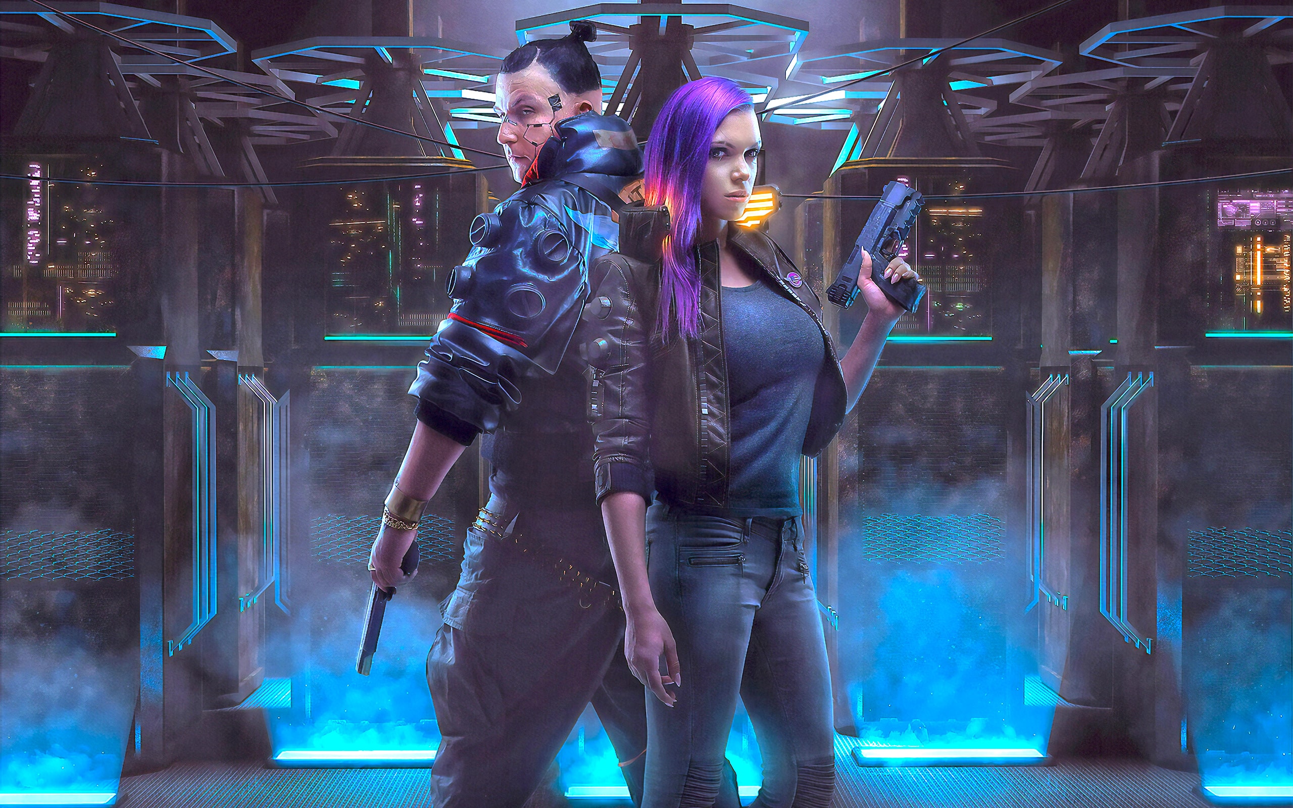 Cyberpunk 2077 Cyborg Girl Wallpapers