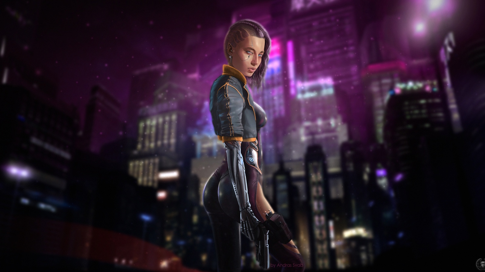 Cyberpunk 2077 Cyborg Girl Wallpapers