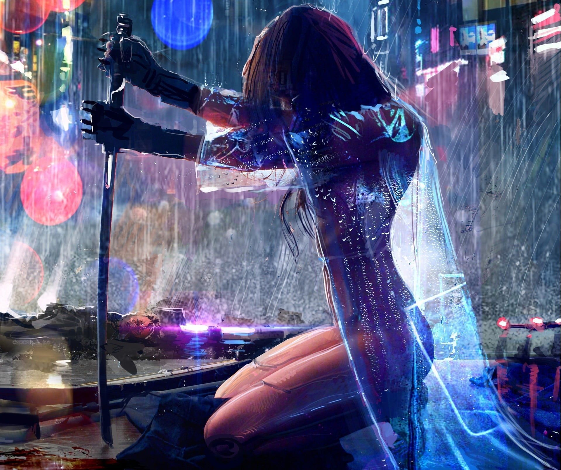 Cyberpunk 2077 Cyborg Girl Wallpapers