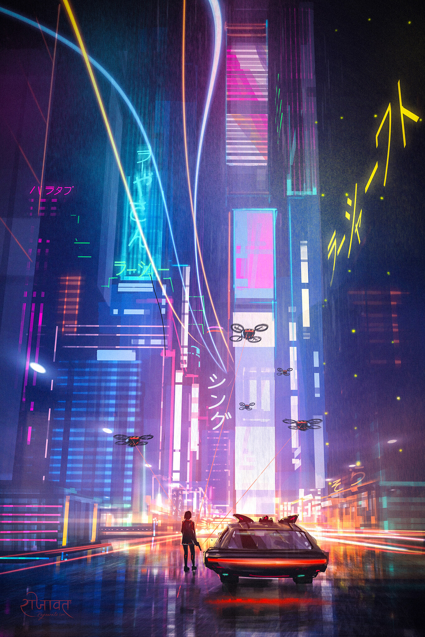 cyberpunk 4k mobileWallpapers