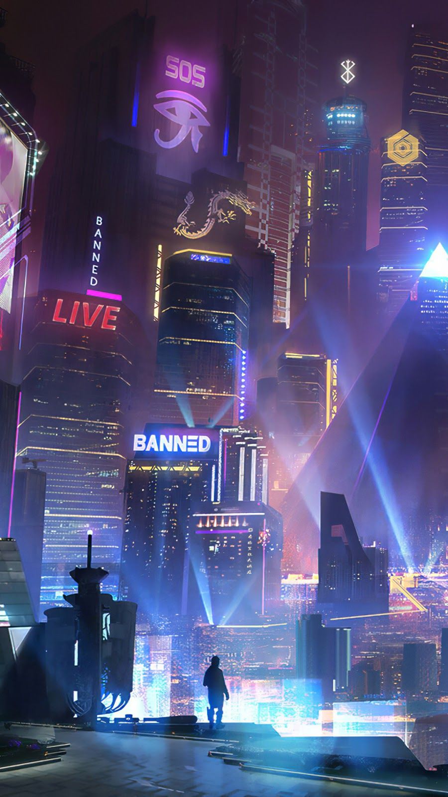 cyberpunk 4k mobileWallpapers