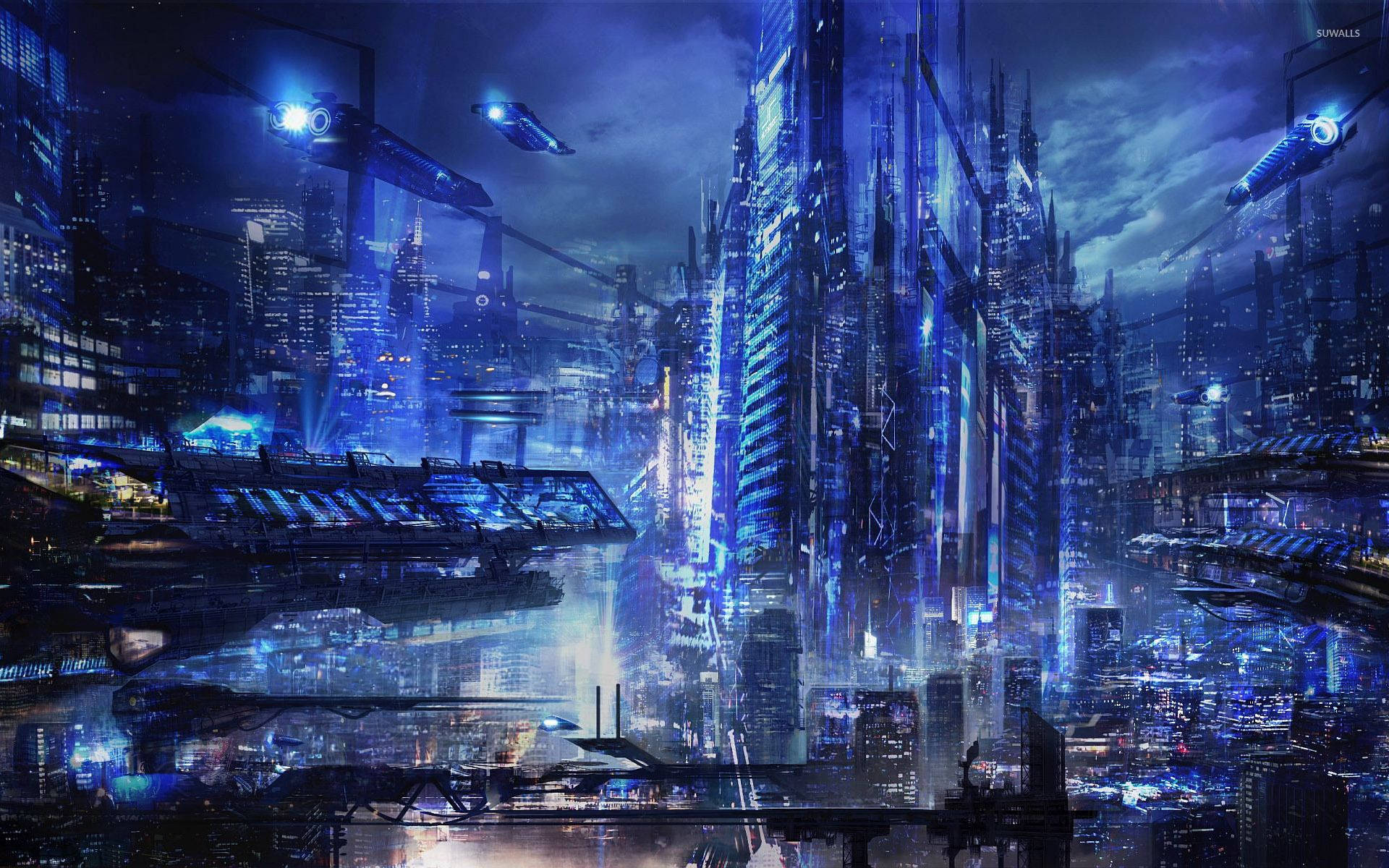 cyberpunk city Wallpapers