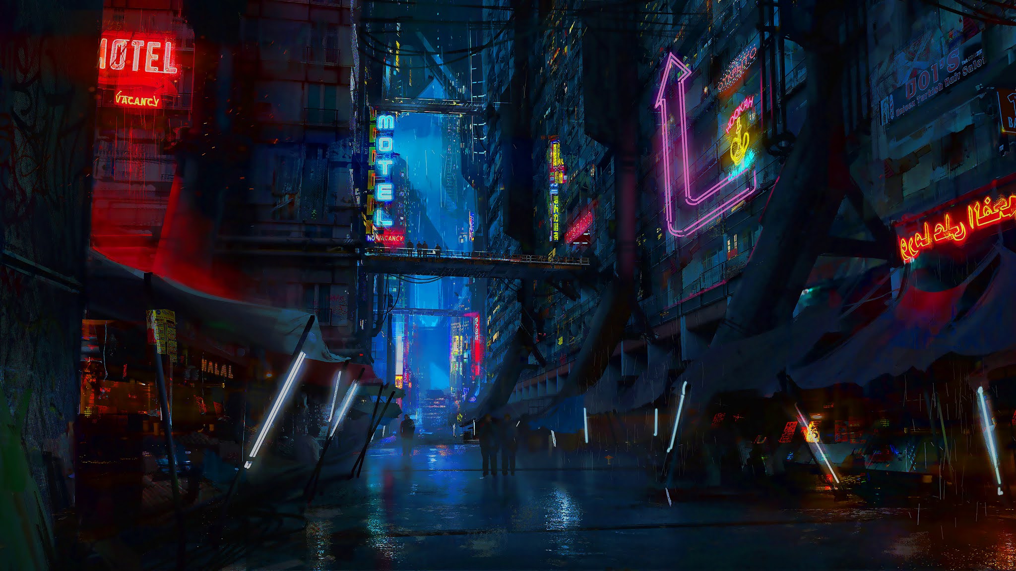 cyberpunk city Wallpapers