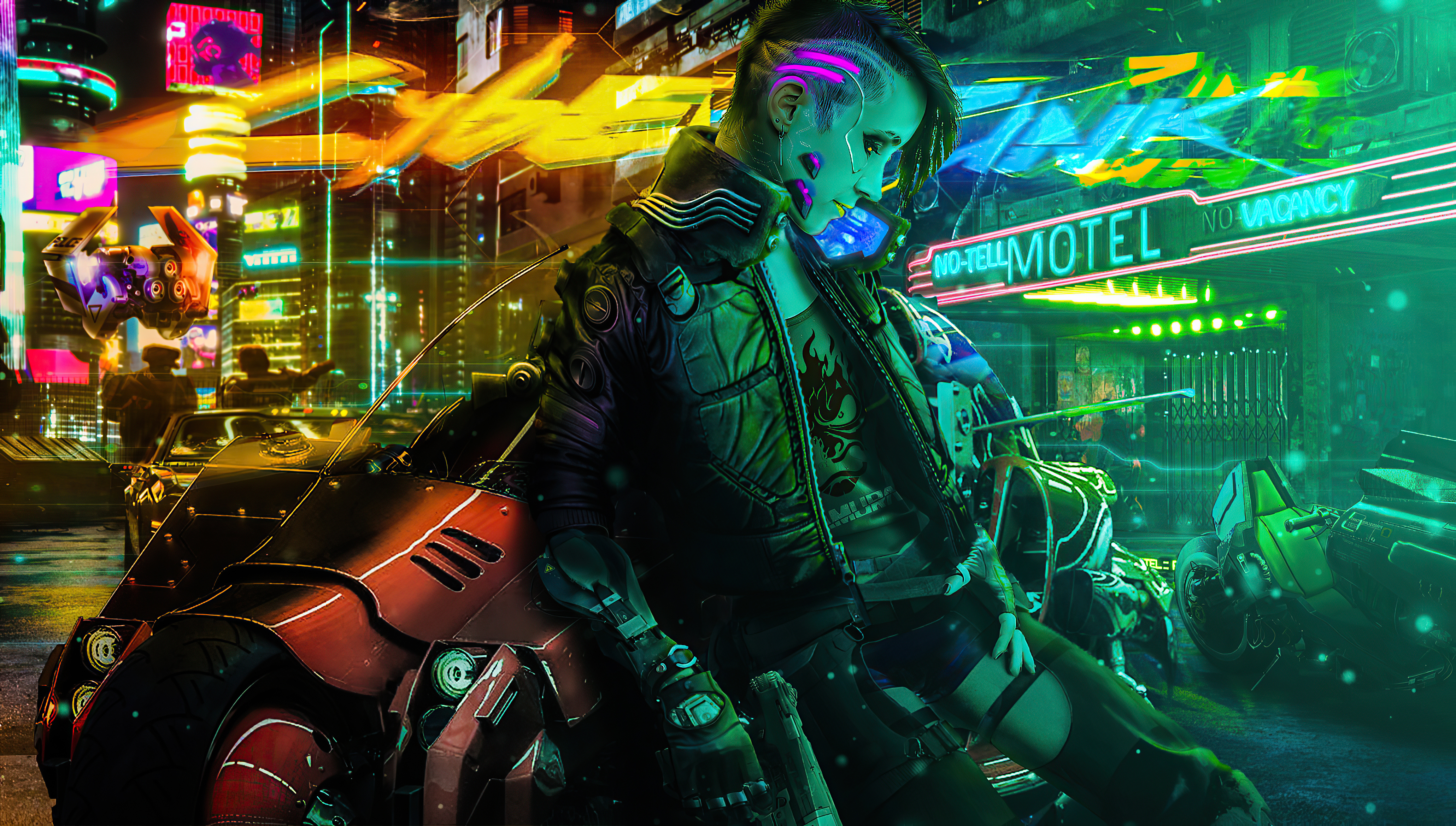 cyberpunk female Wallpapers