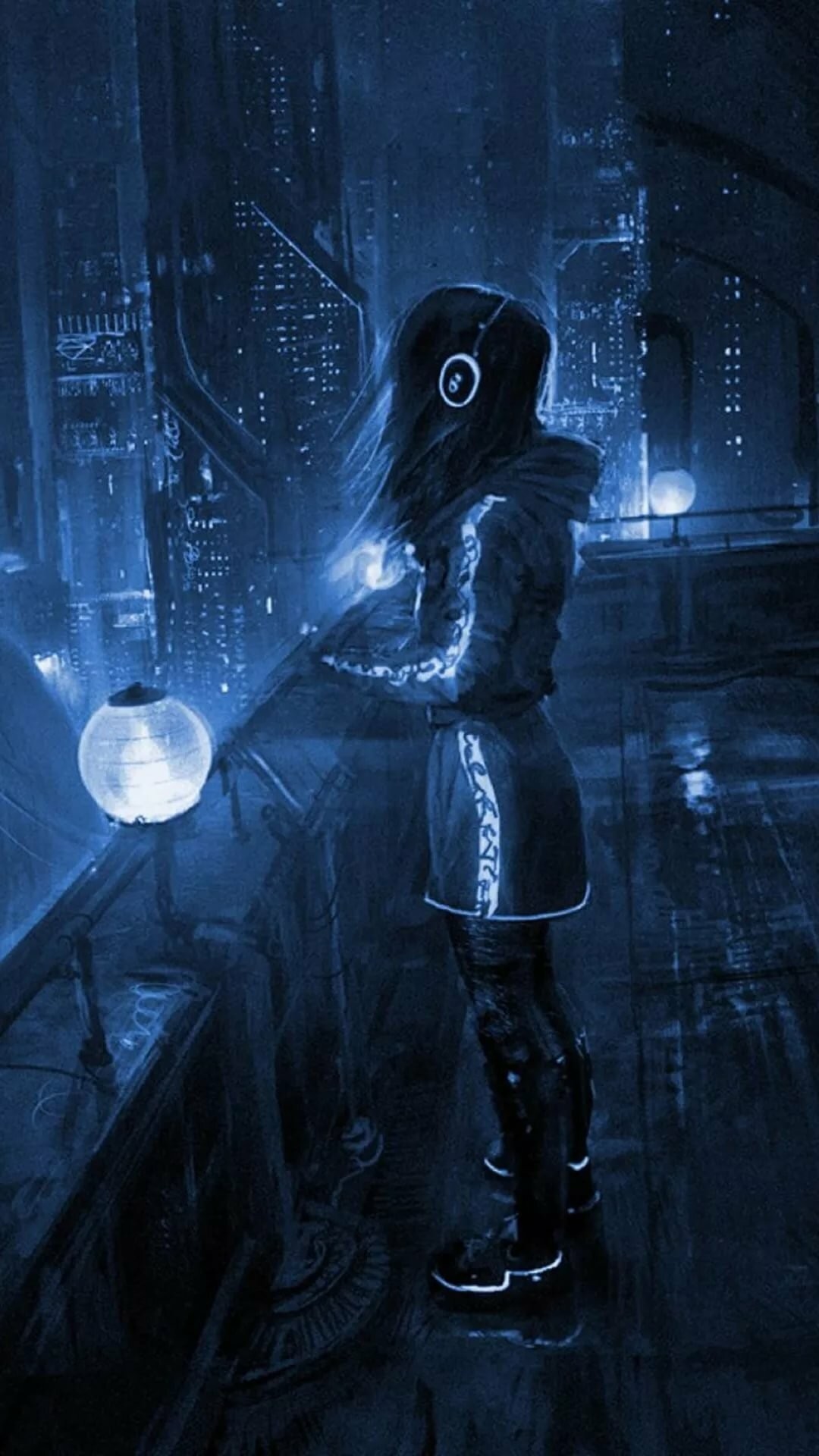 cyberpunk girl iphone Wallpapers