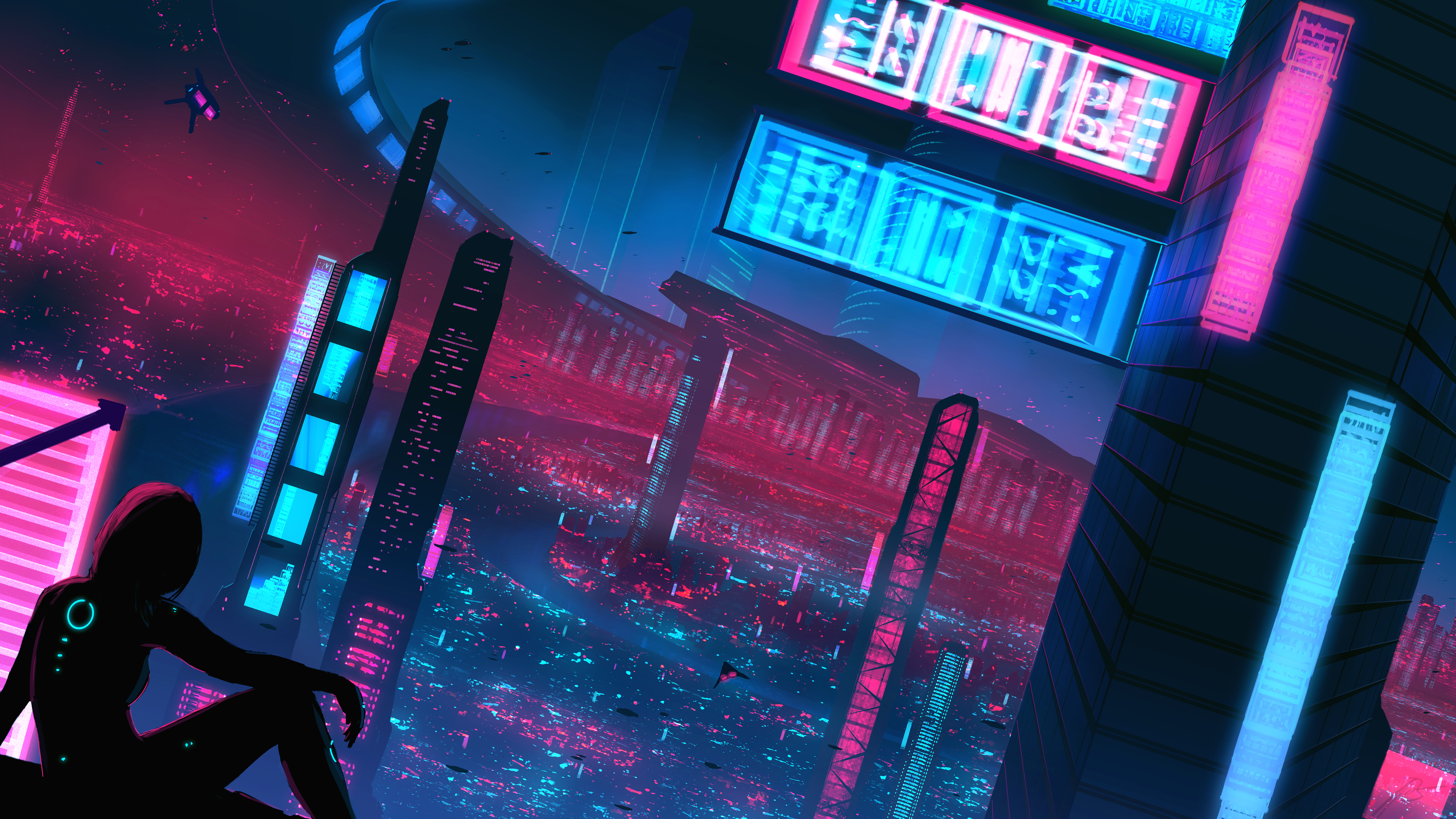 cyberpunk neon Wallpapers