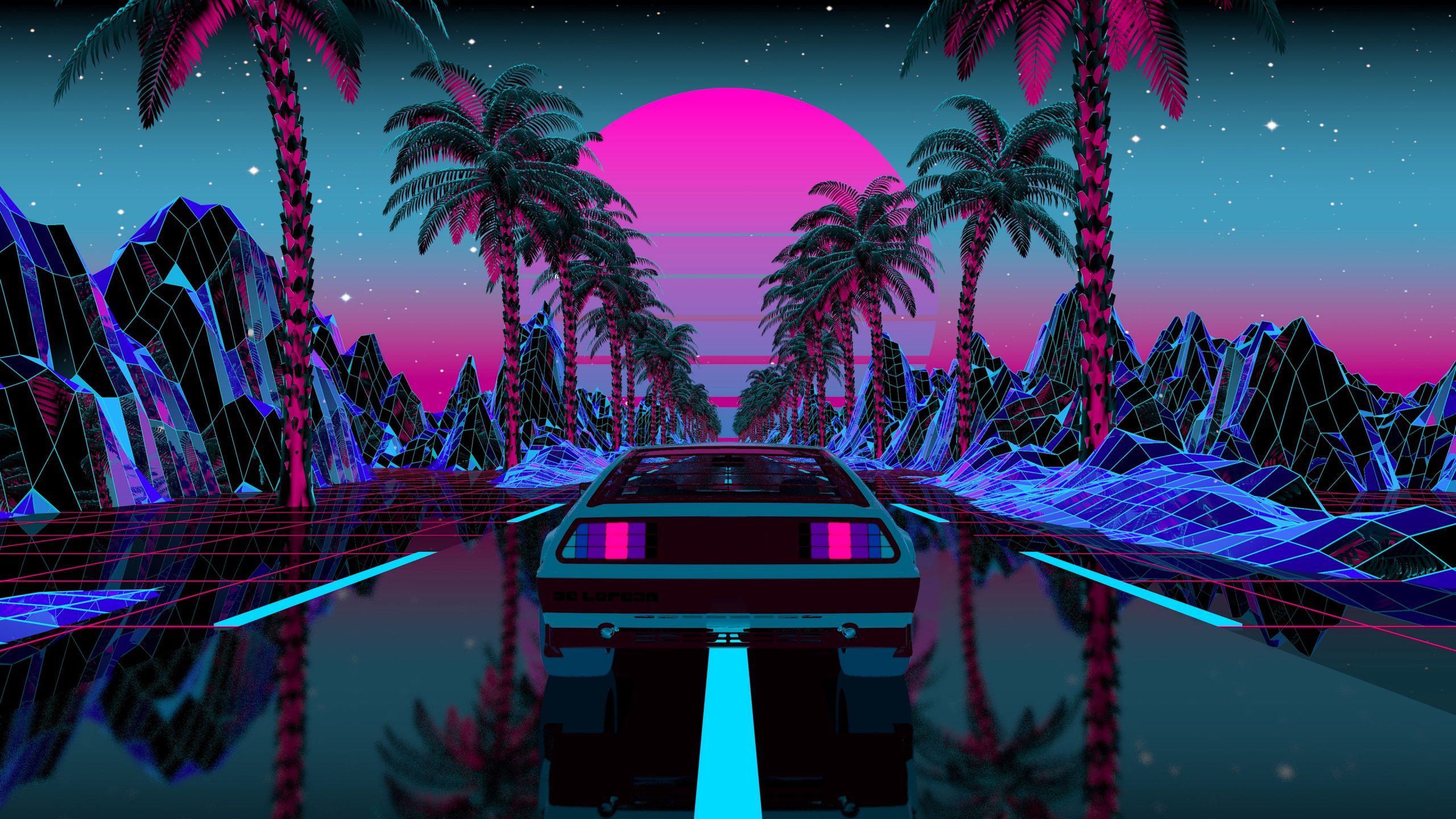 cyberpunk synthwave Wallpapers