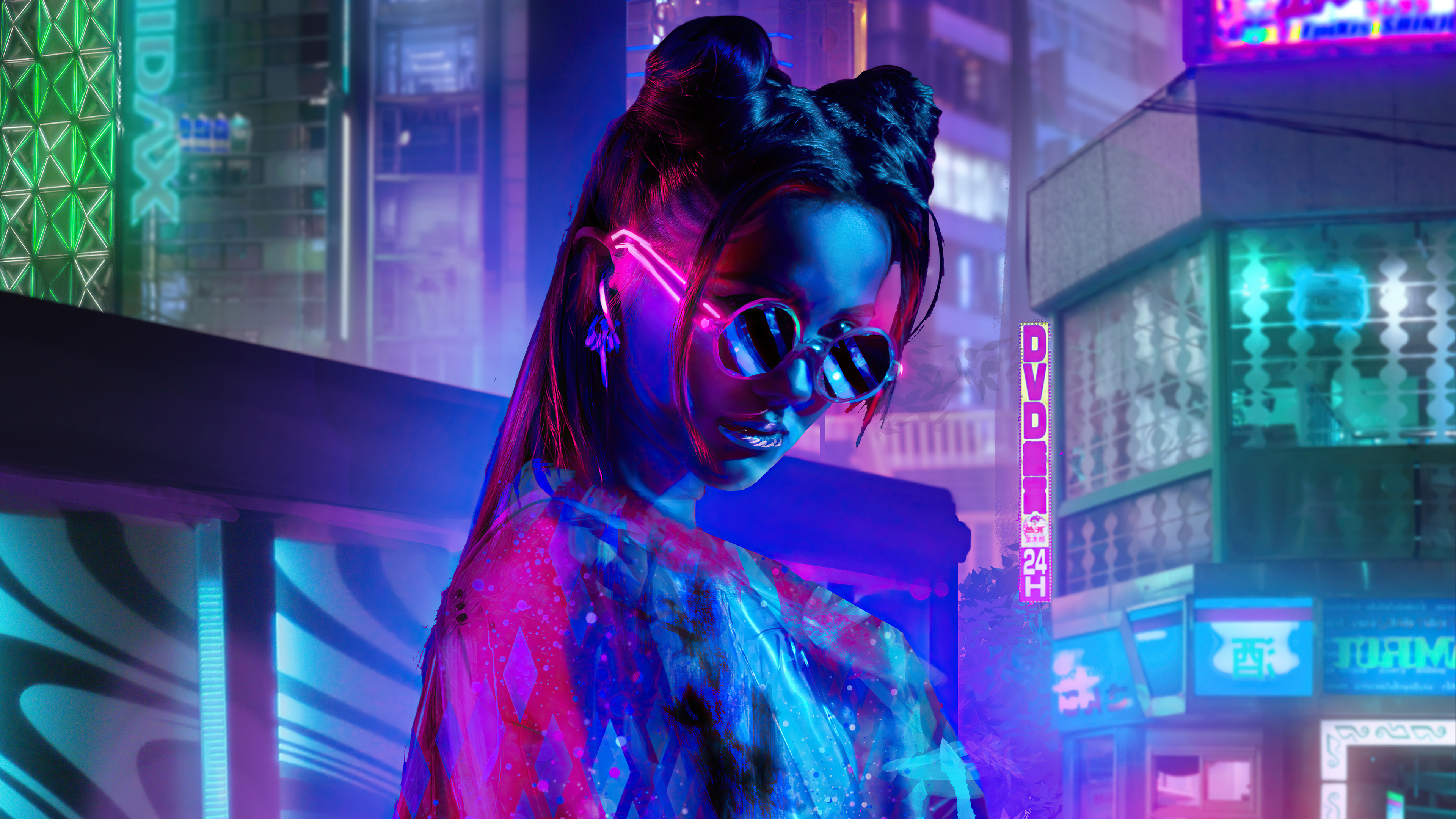 cyberpunk synthwave Wallpapers