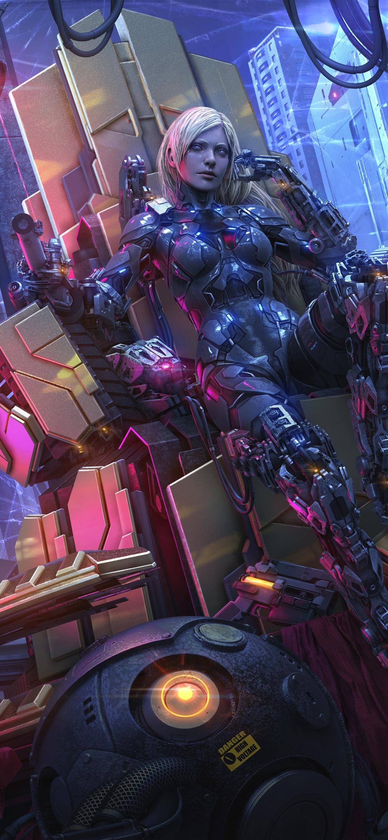 Cyborg Cyberpunk 2077 Digital Fan Wallpapers