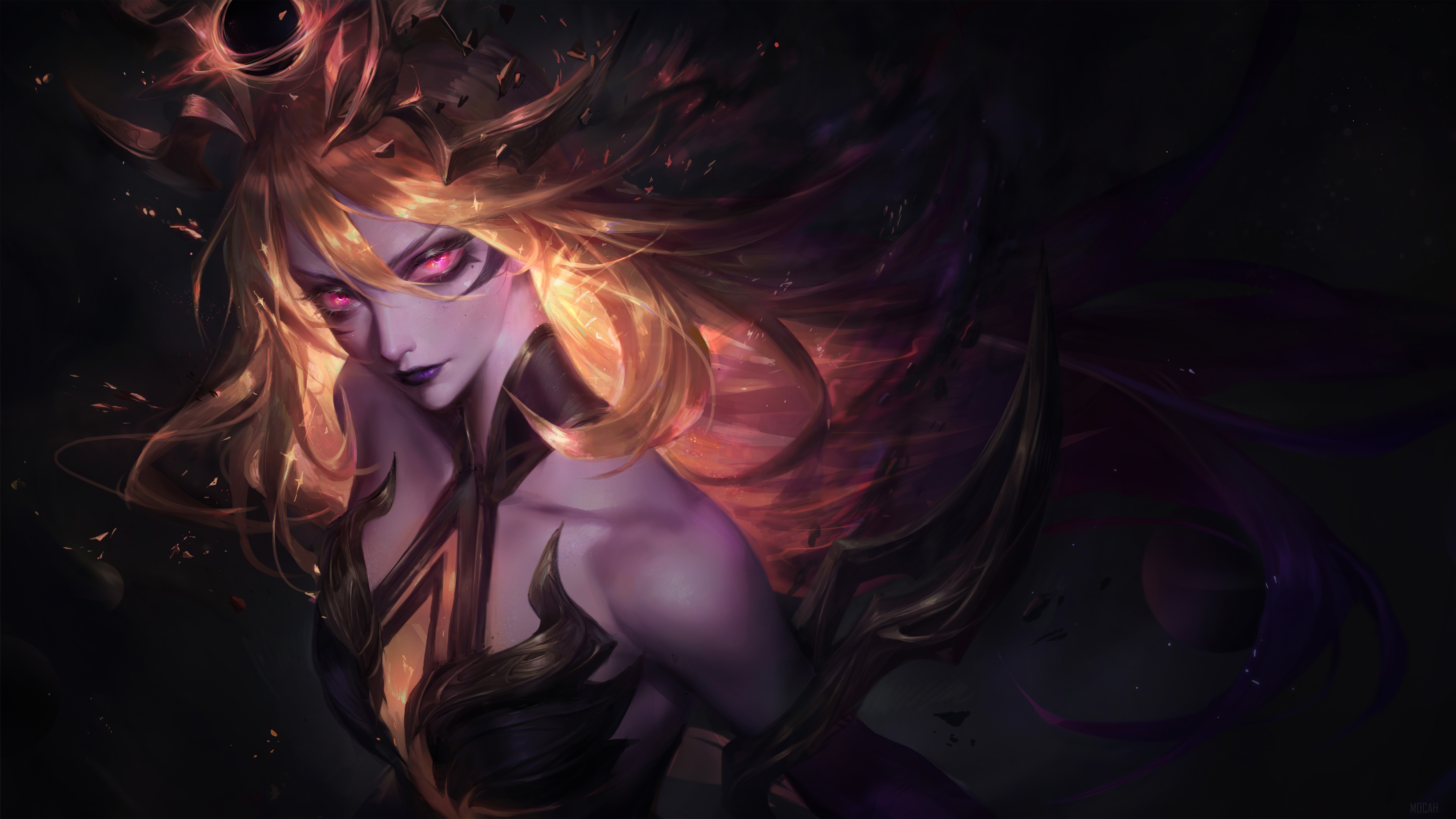 Dark Lux x Jhin League of Legends Wallpapers