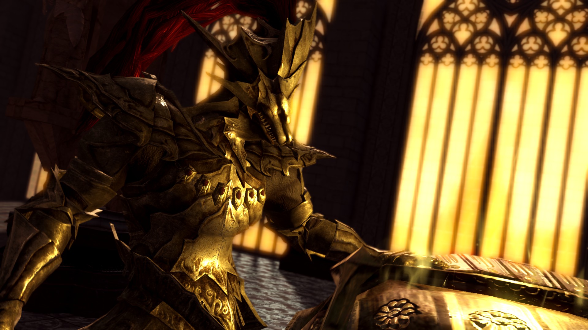 Dark Souls Ornstein Is Standing With Sword Wallpapers