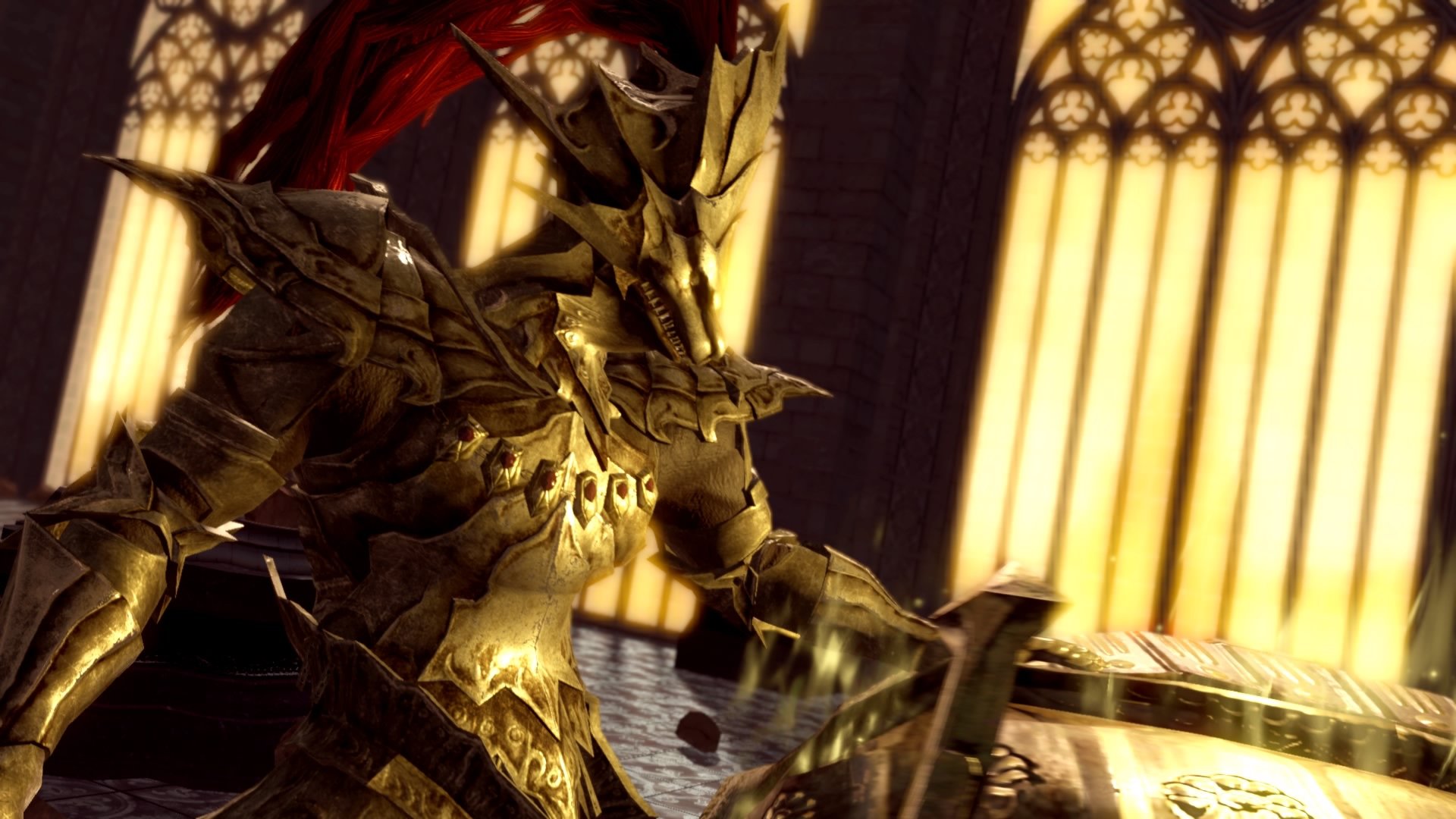 Dark Souls Ornstein Is Standing With Sword Wallpapers