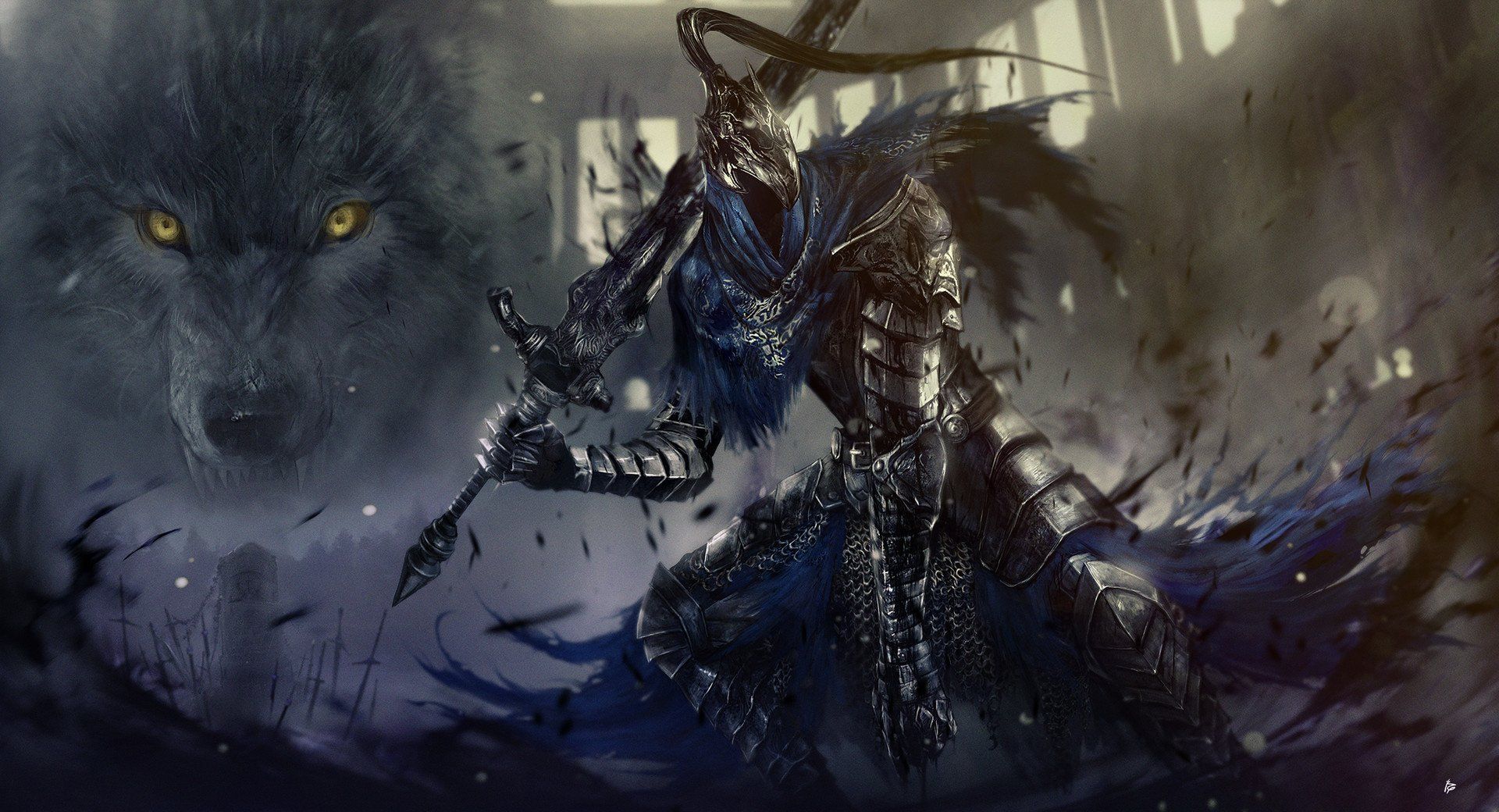 Dark Souls Warrior with Sword Wallpapers