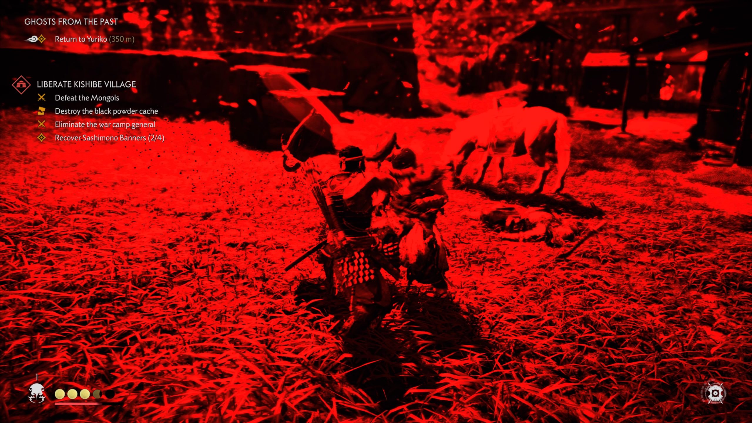 Defeated Samurai Ghost of Tsushima Wallpapers