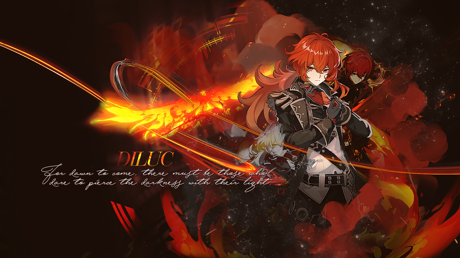 Diluc Genshin Impact Wallpapers