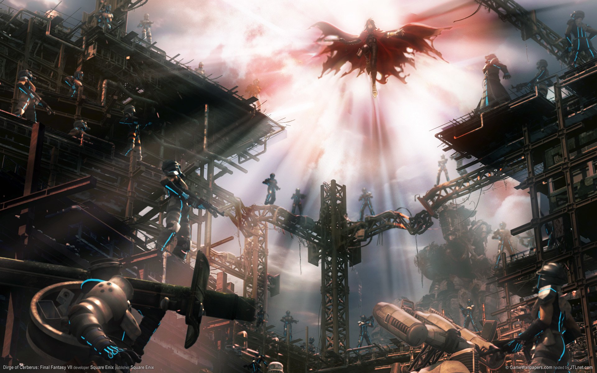 Dirge of Cerberus: Final Fantasy VII Wallpapers