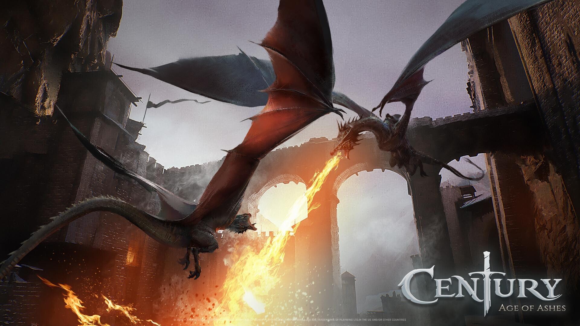 Dragon Battle Century Age of Ashes Wallpapers