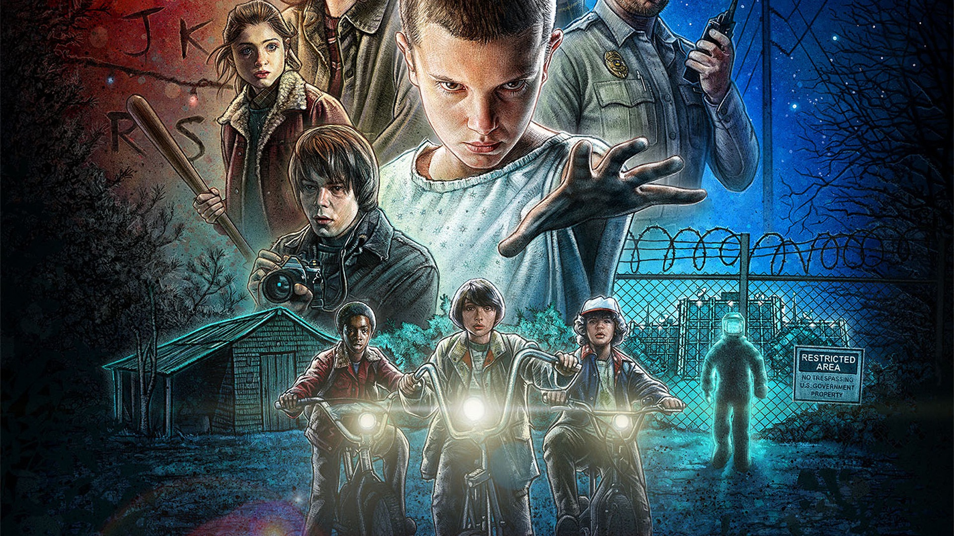 Eleven Scylla Smite X Stranger Things Wallpapers