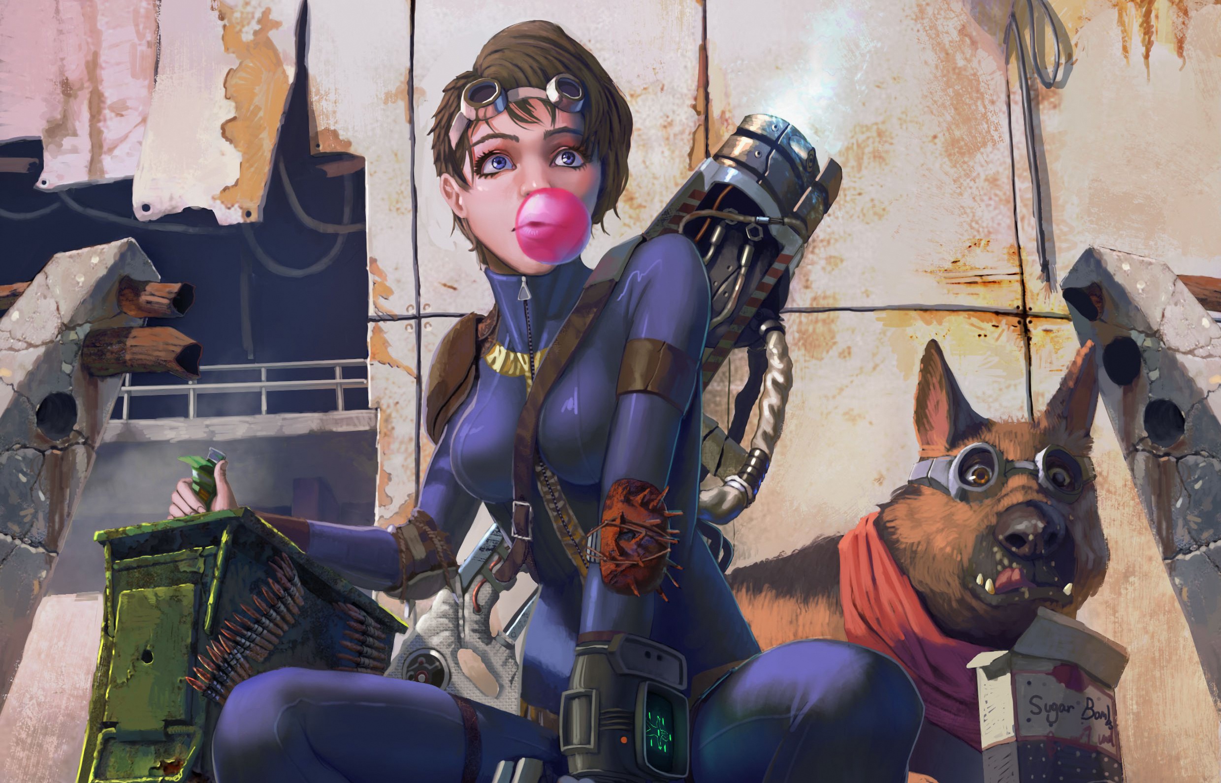 Fallout 4 Purple Girl Wallpapers