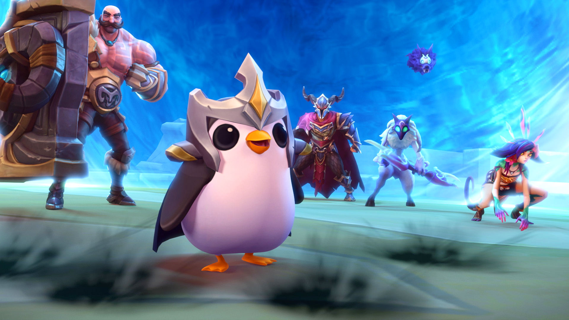 Feather Knight Pengu Teamfight Tactics Splash Wallpapers