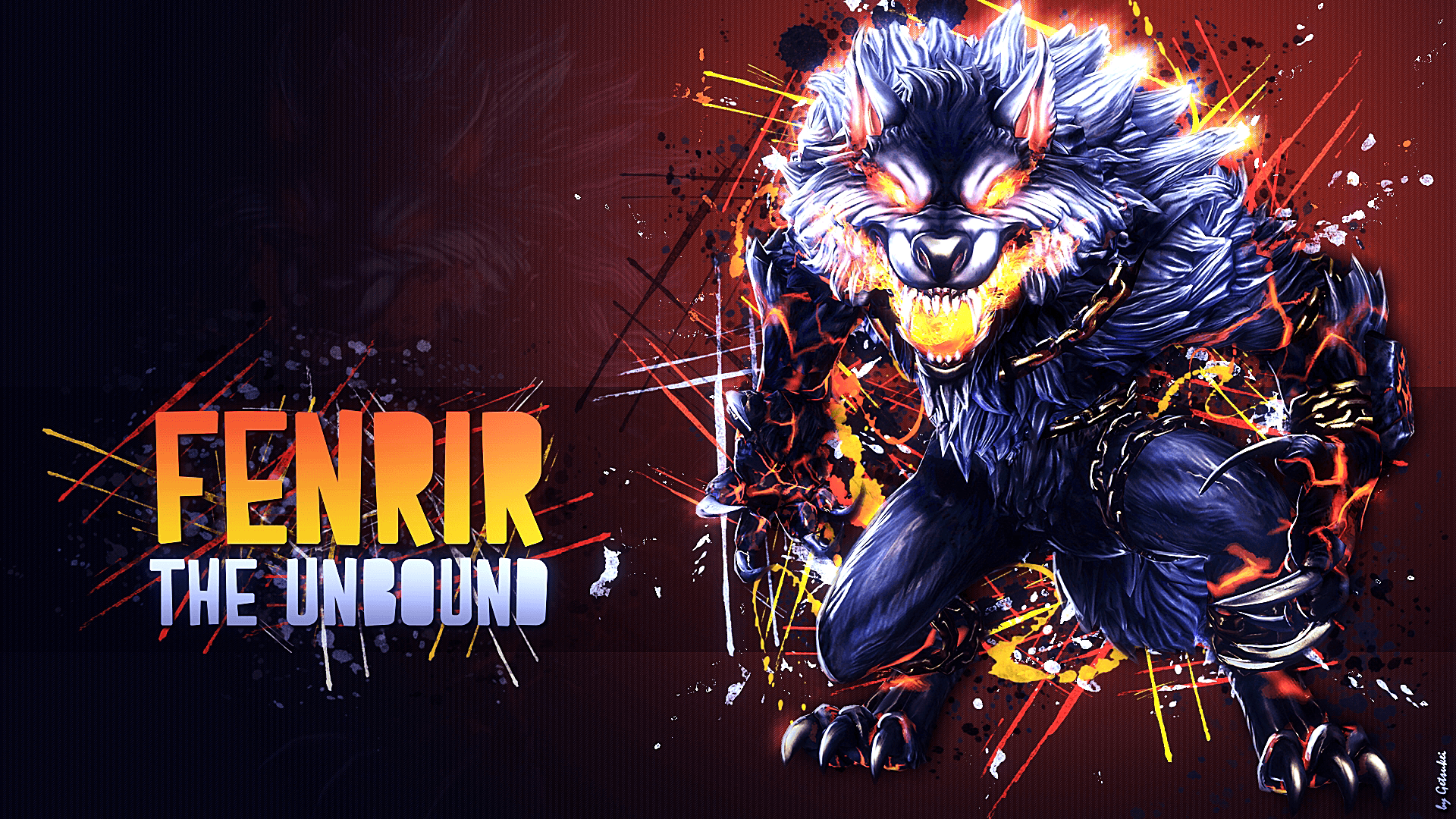 Finrawr Fenrir Smite Wallpapers